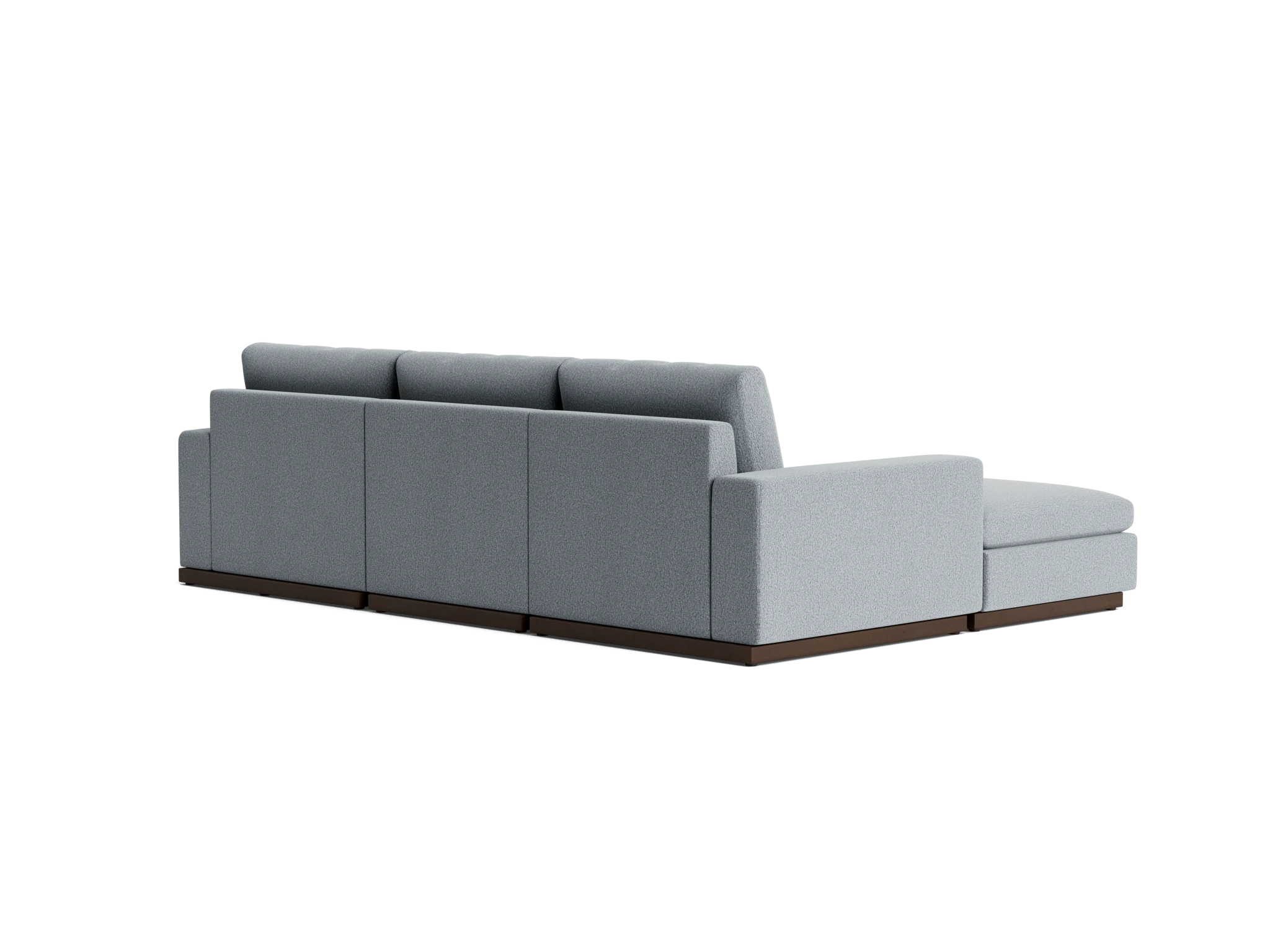 holt modular sofa bumper sectional synergy pewter