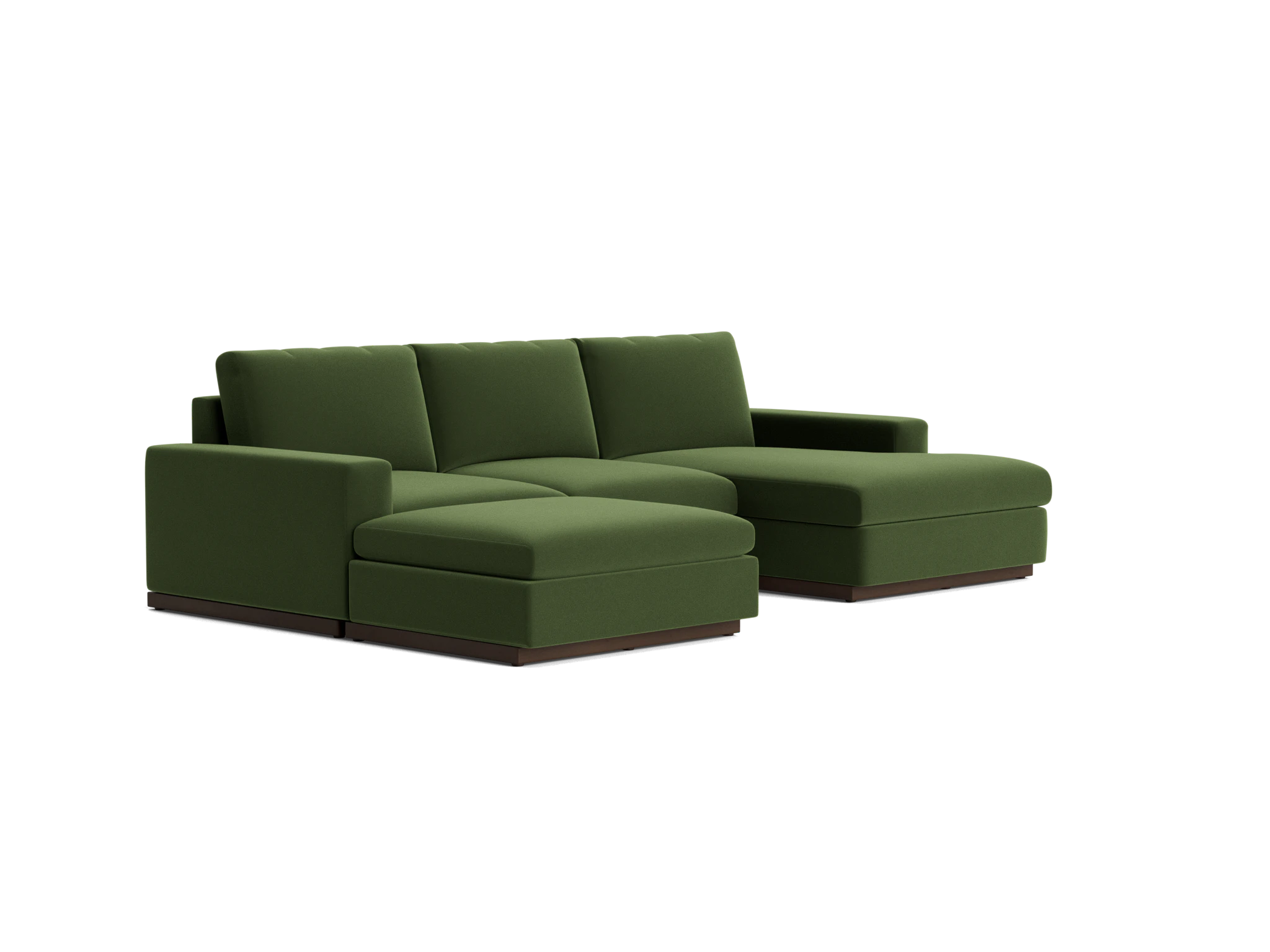 holt modular sofa bumper sectional royale forest