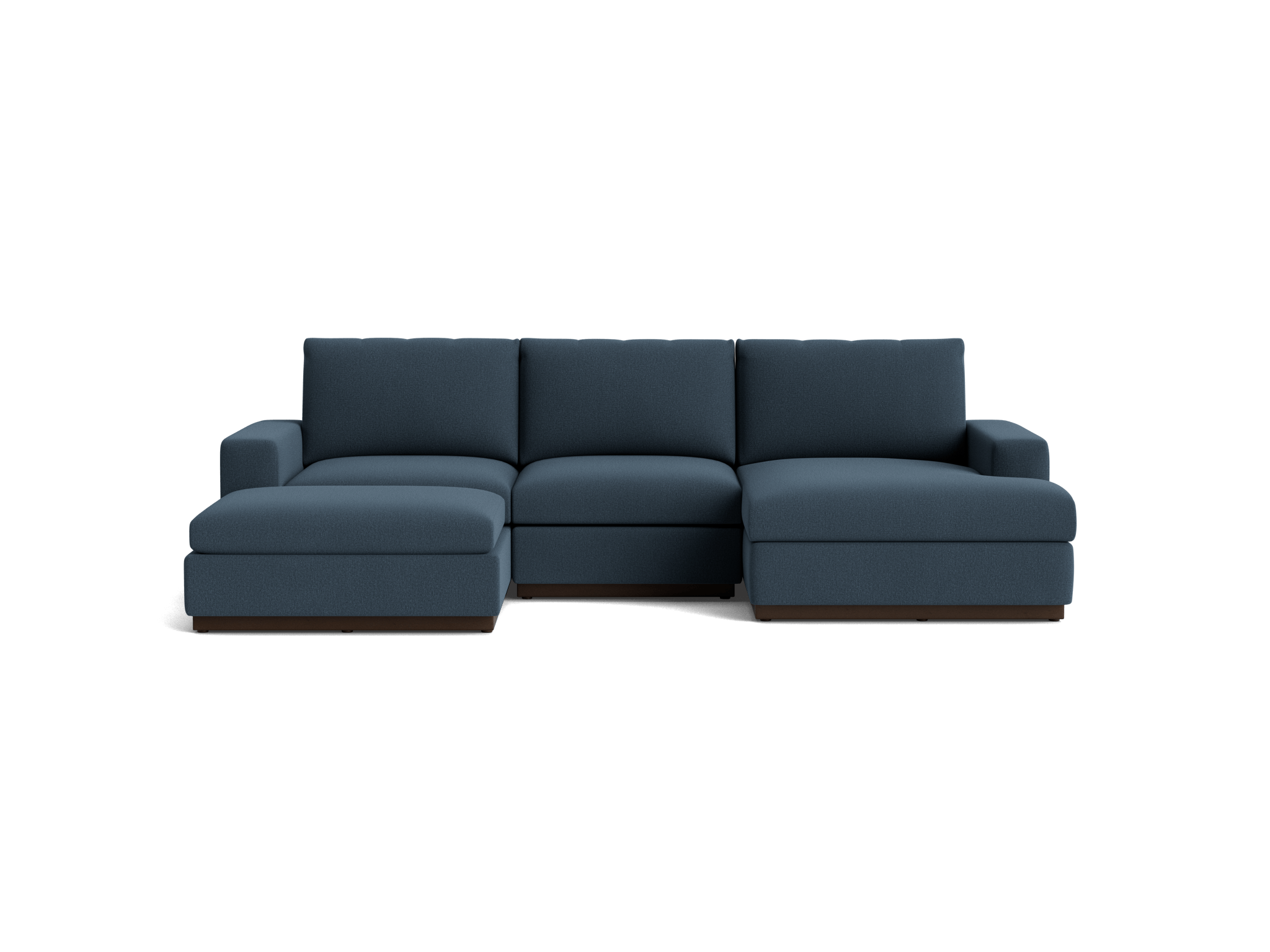 holt modular sofa bumper sectional faithful indigo