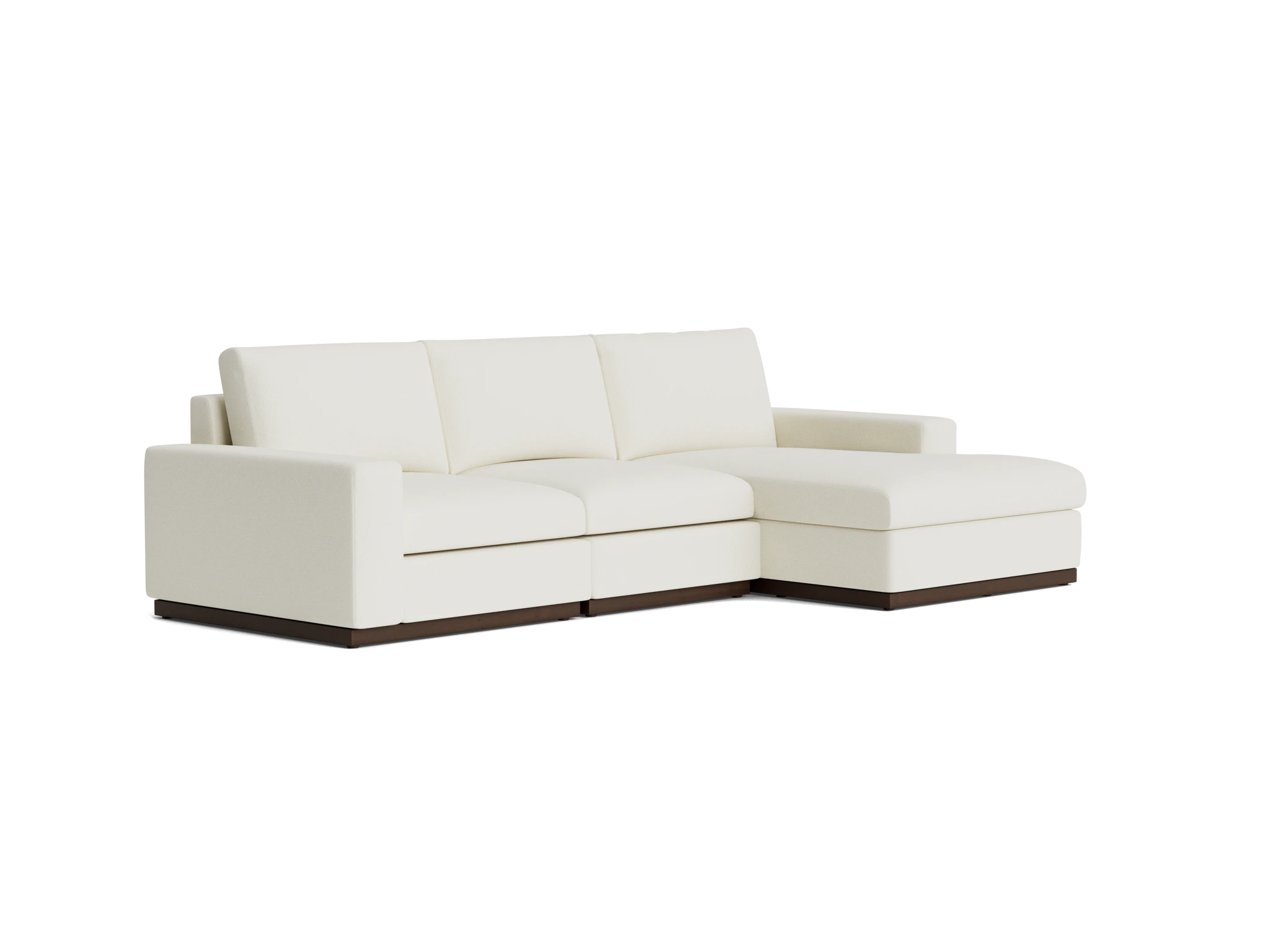 holt modular sectional tussah snow