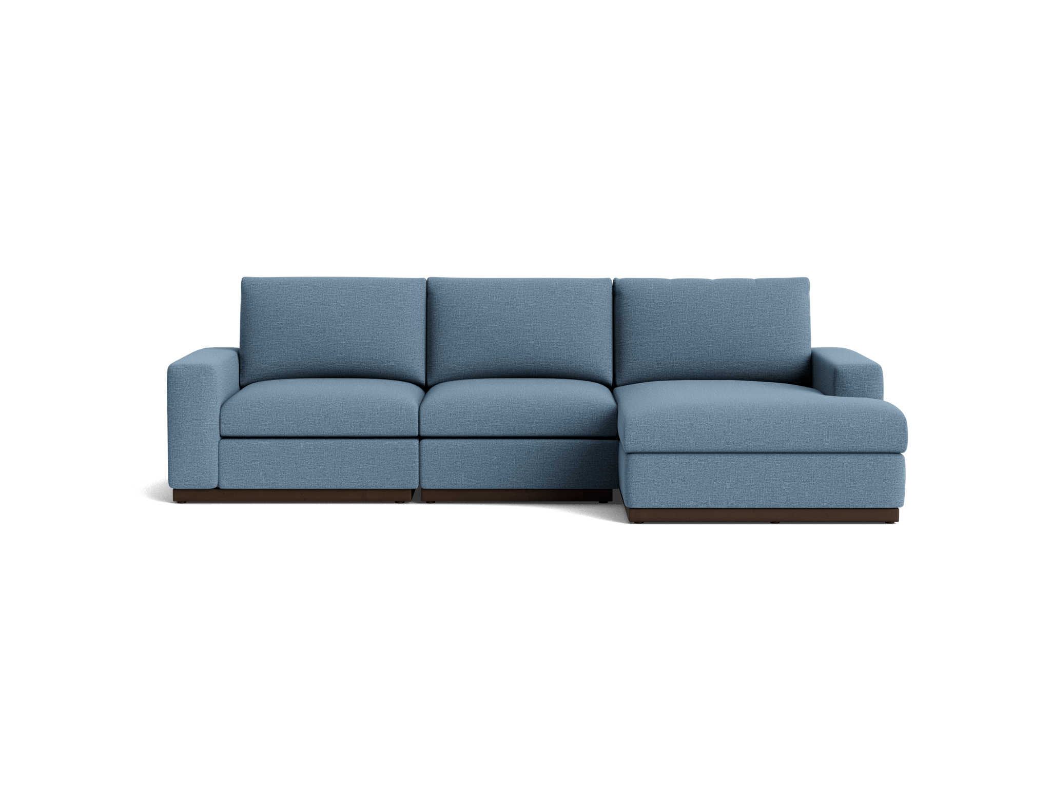 holt modular sectional milo french blue