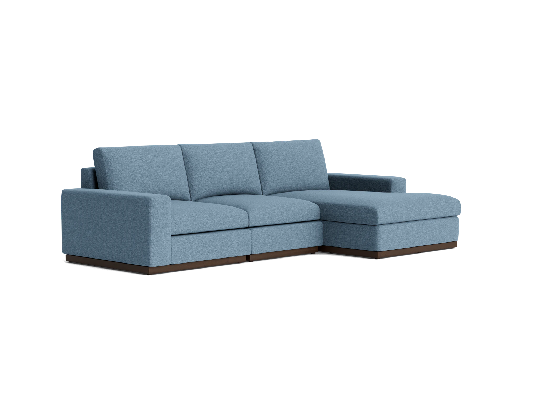holt modular sectional milo french blue