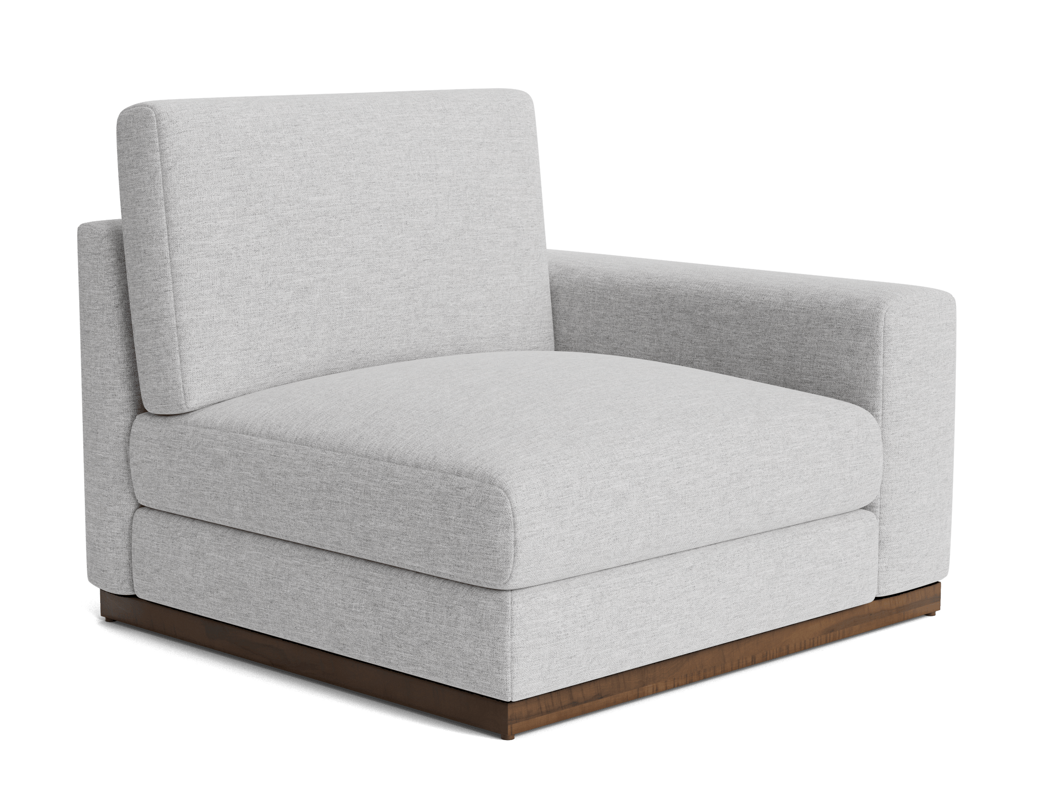 holt single arm chair milo dove