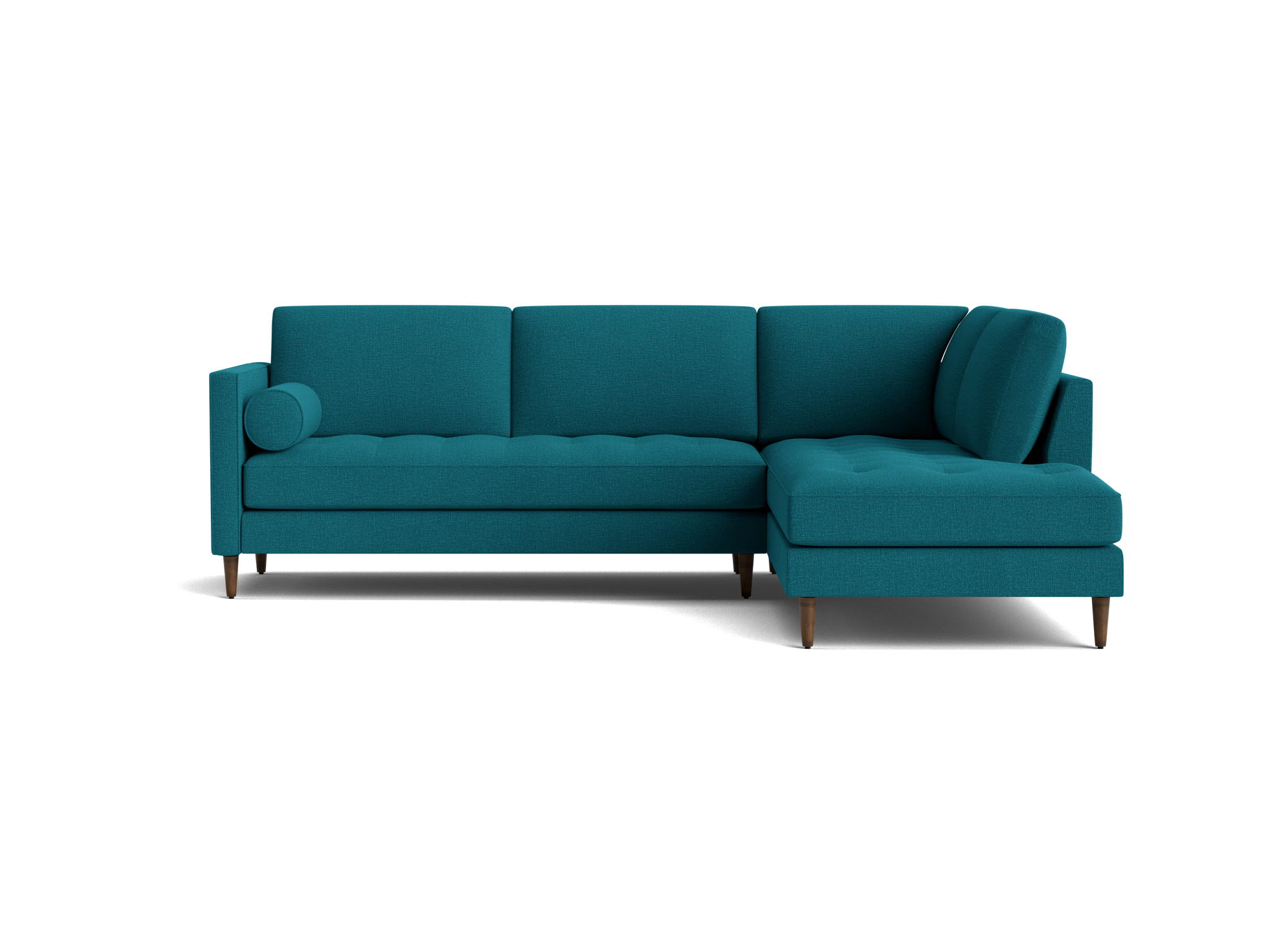 briar sectional with bumper %282 piece%29 key largo zenith teal