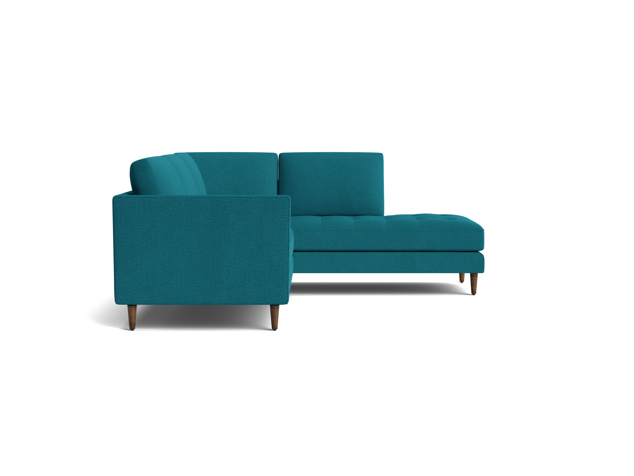 briar sectional with bumper %282 piece%29 key largo zenith teal