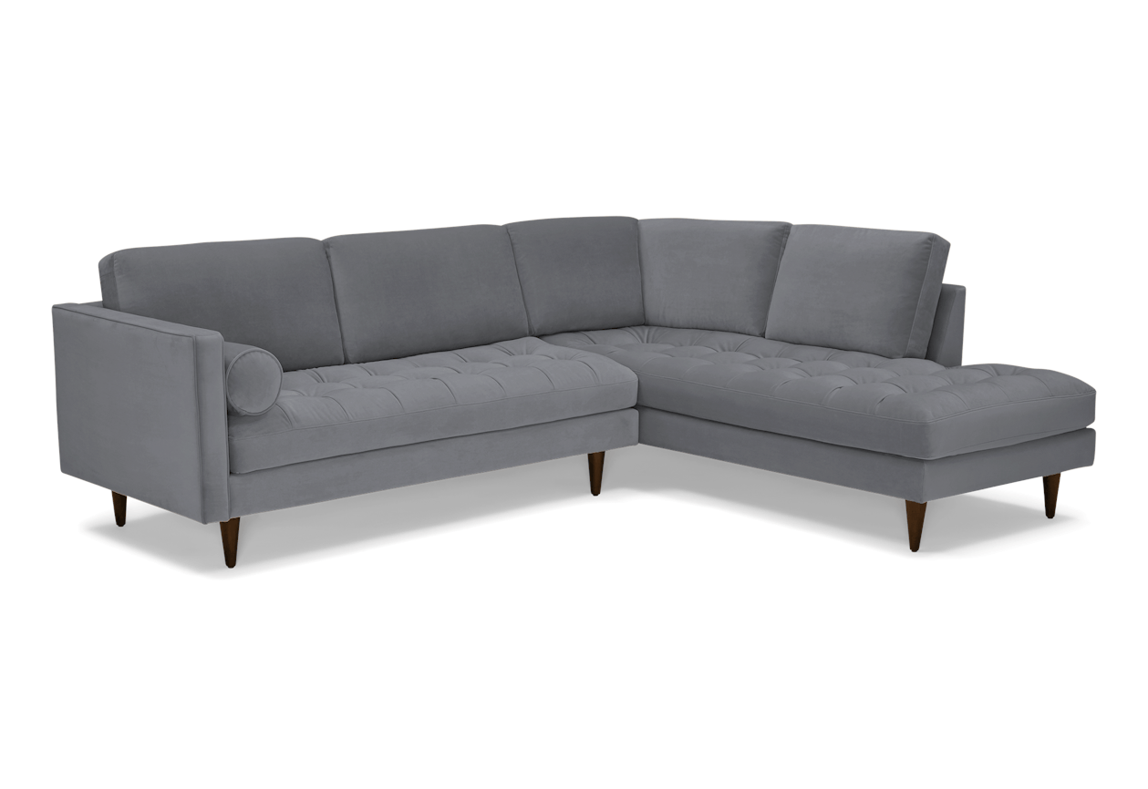 briar sectional with bumper %282 piece%29 essence ash