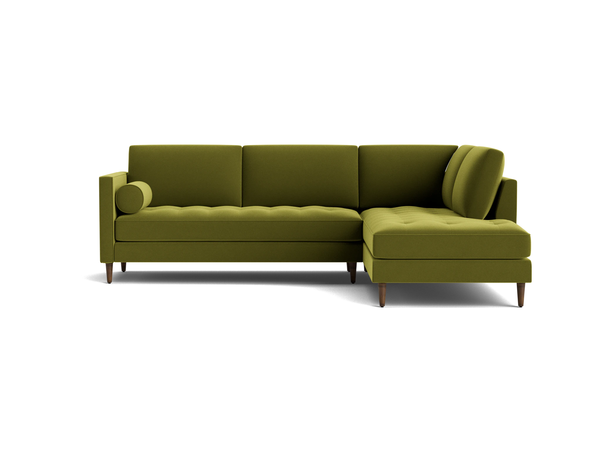 briar sectional with bumper %282 piece%29 royale apple