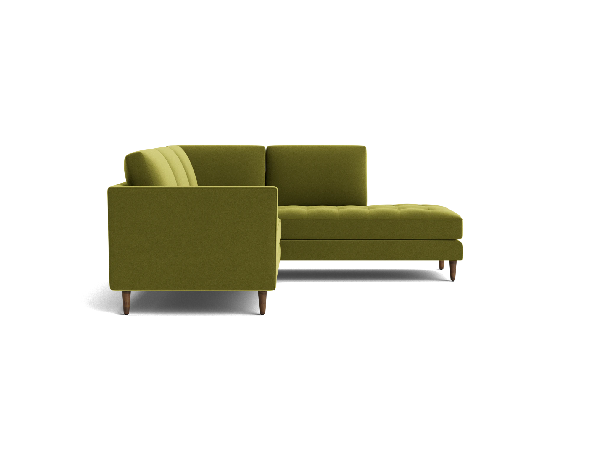 briar sectional with bumper %282 piece%29 royale apple