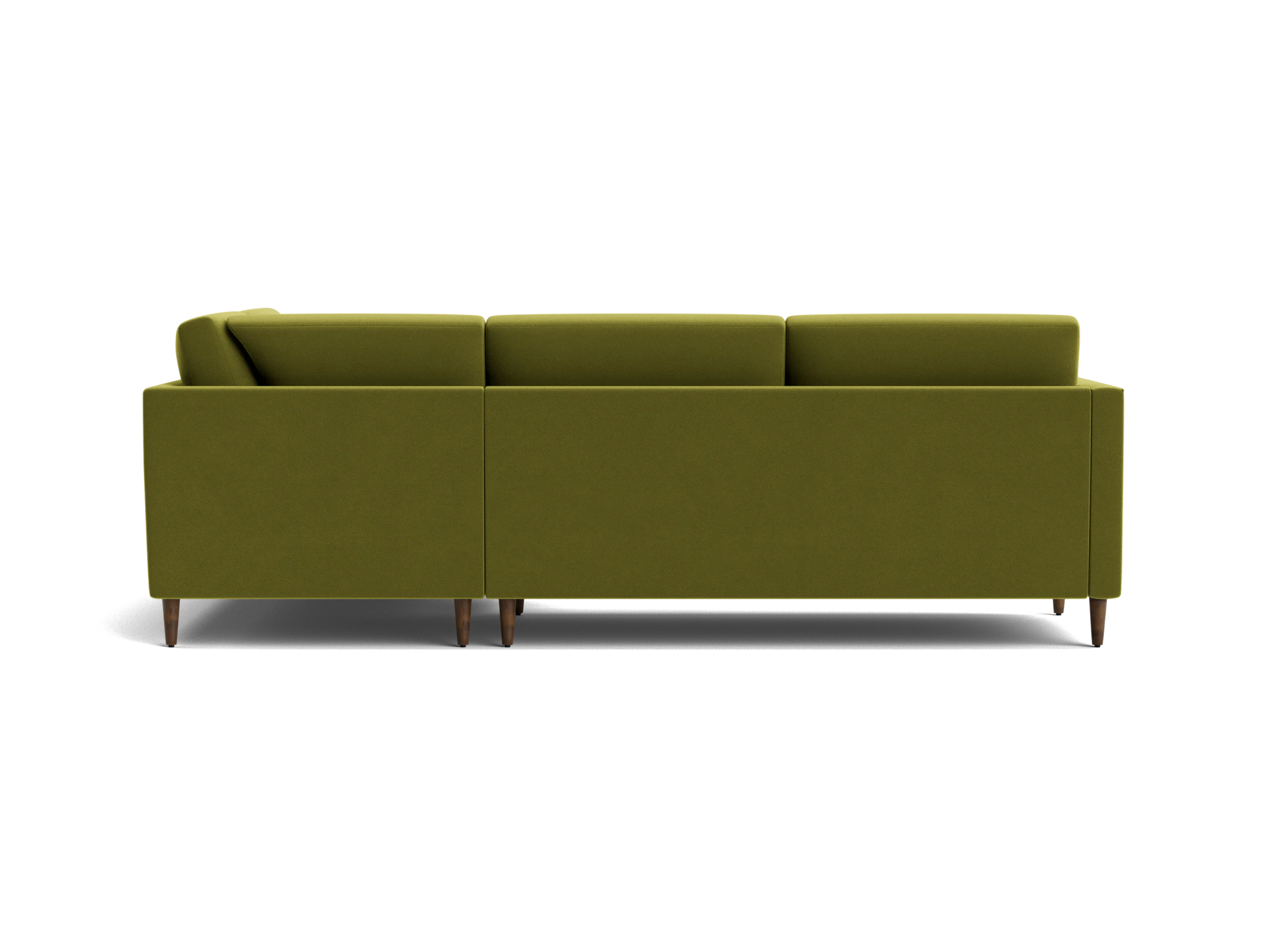 briar sectional with bumper %282 piece%29 royale apple