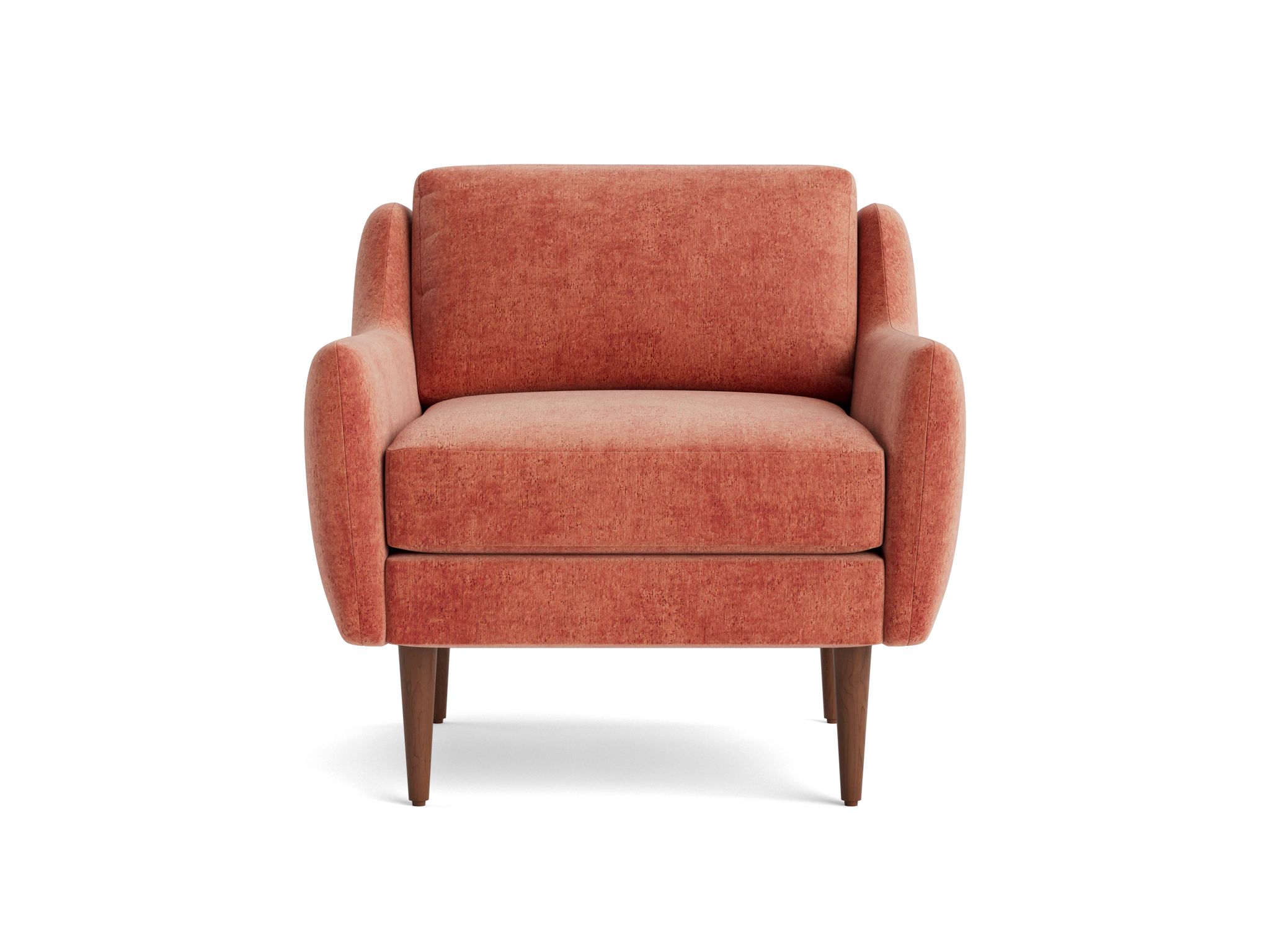 bell chair plush terra rose