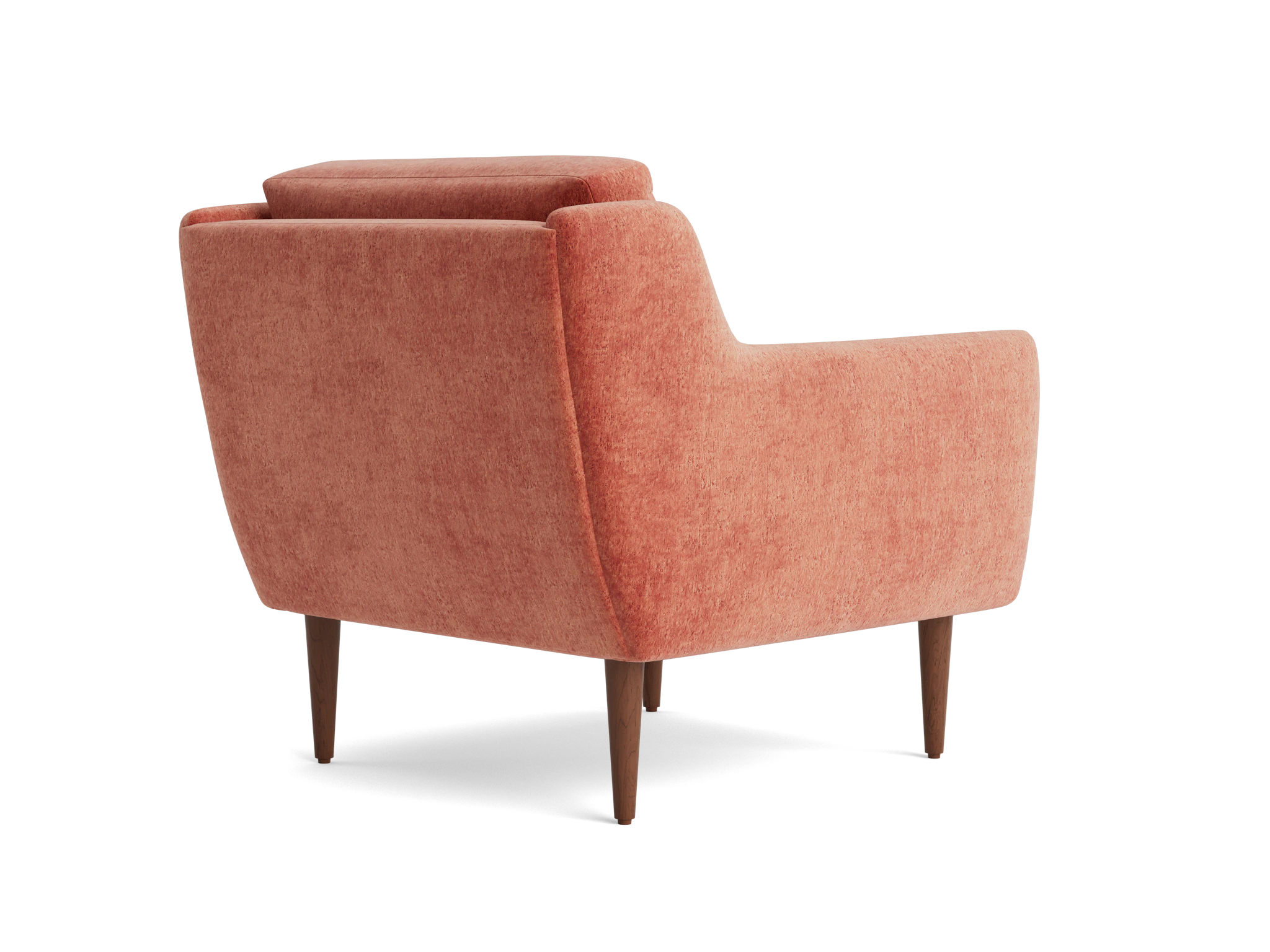 bell chair plush terra rose