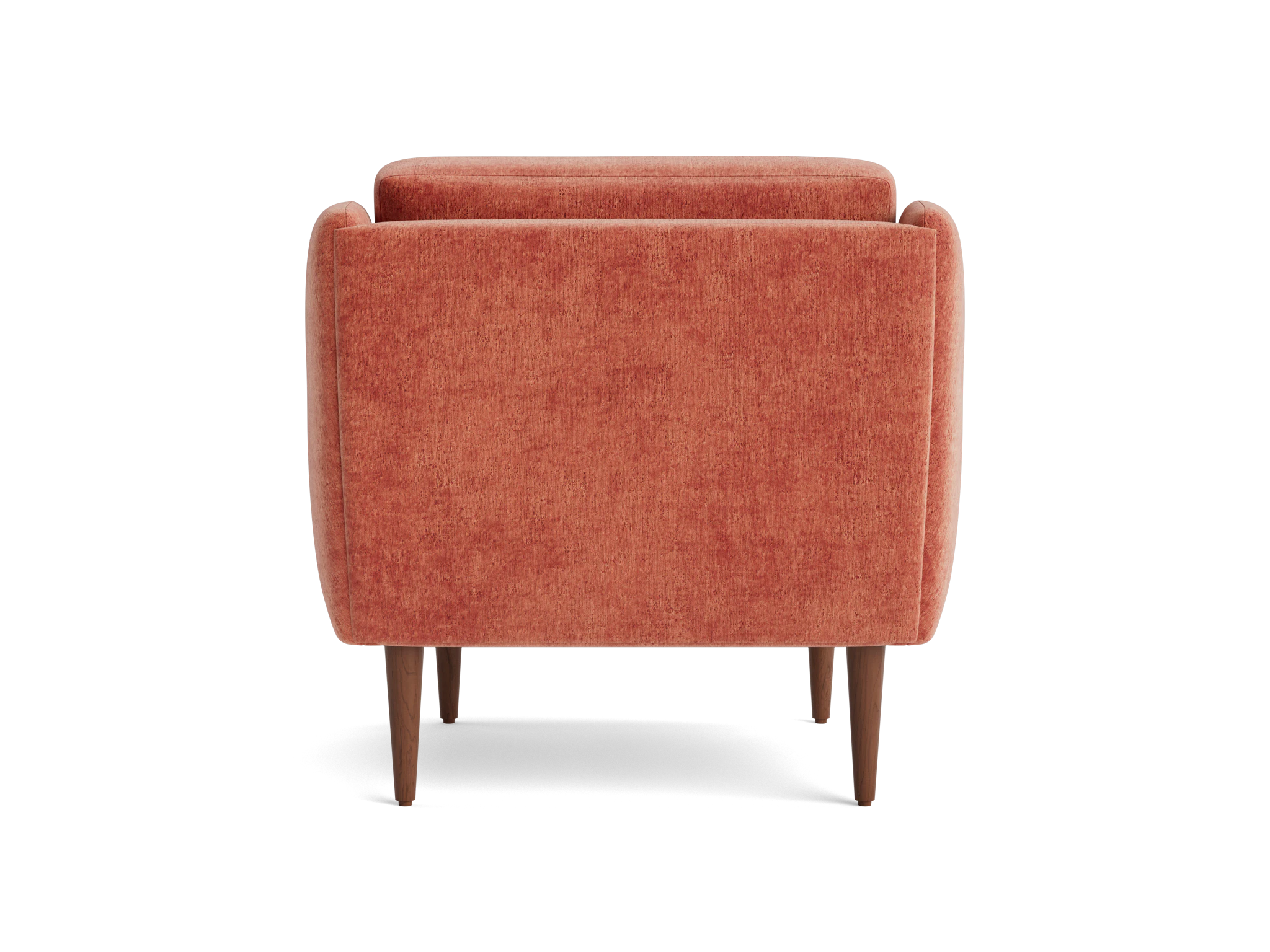 bell chair plush terra rose