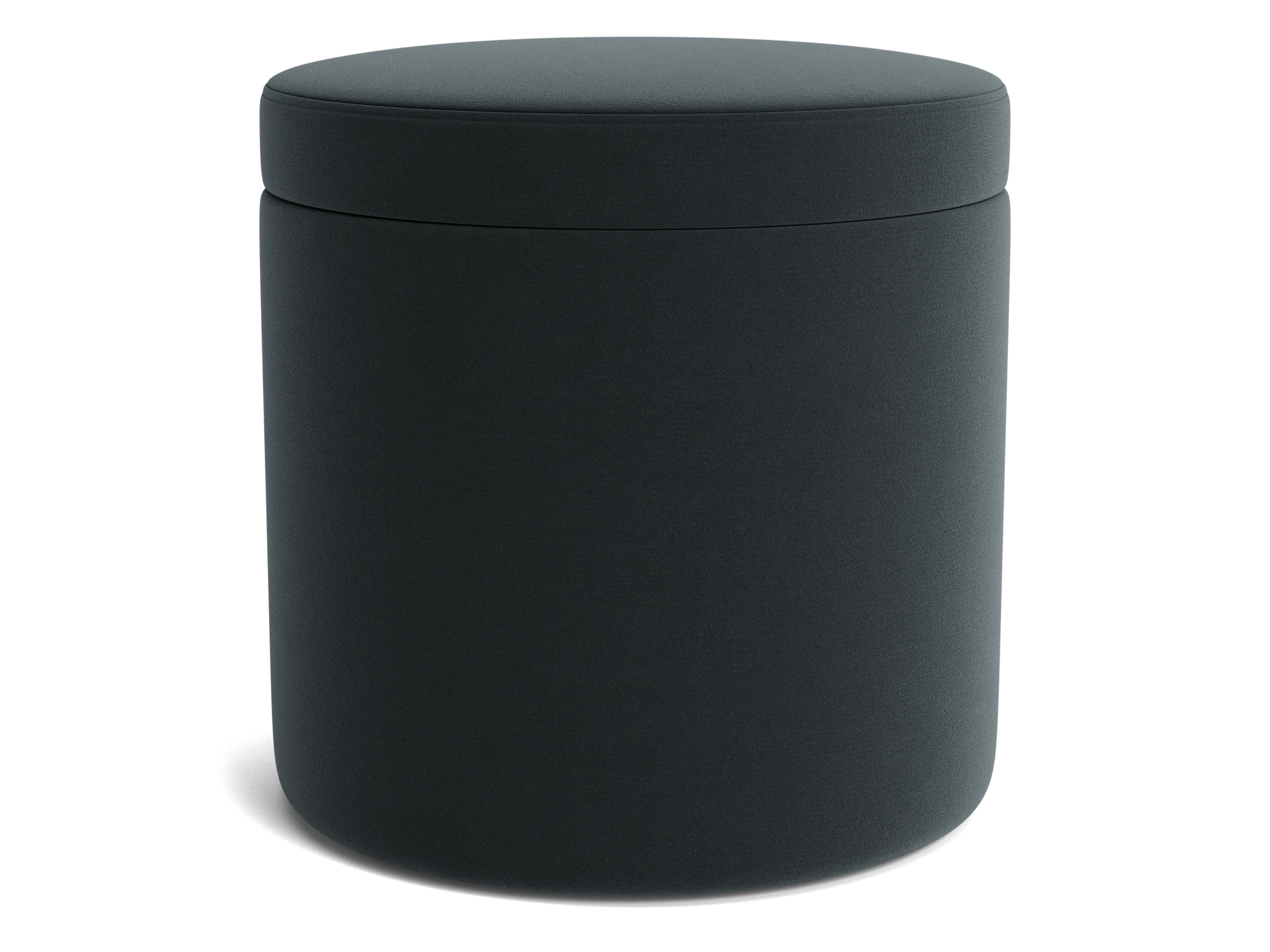 quinn petite storage ottoman royale gunmetal