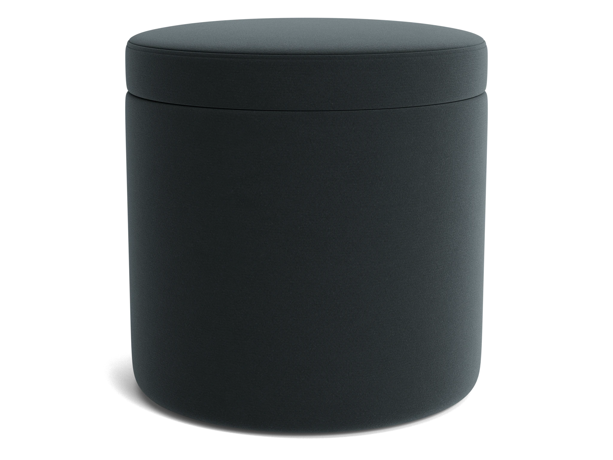 quinn petite storage ottoman royale gunmetal