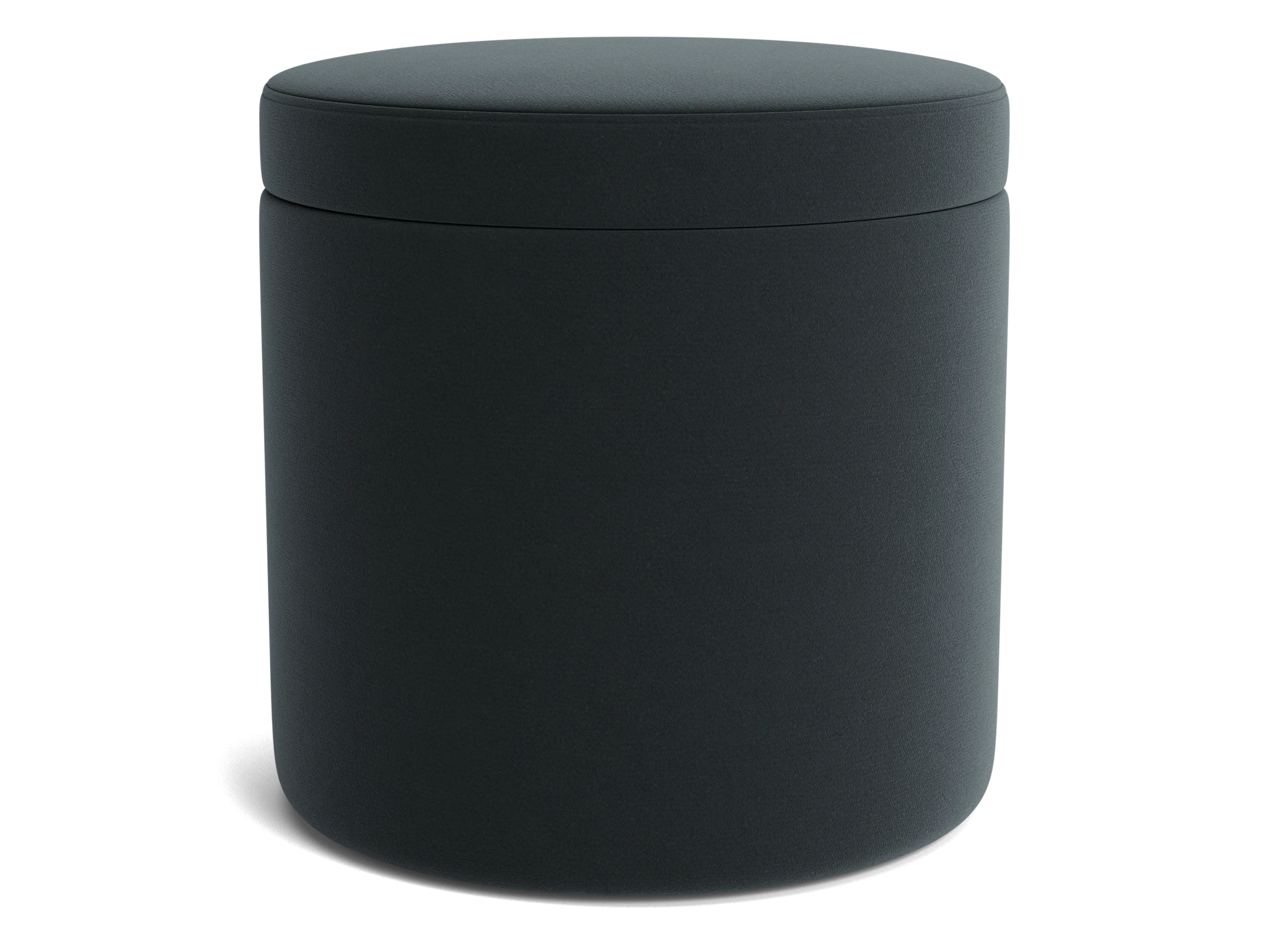 quinn petite storage ottoman royale gunmetal