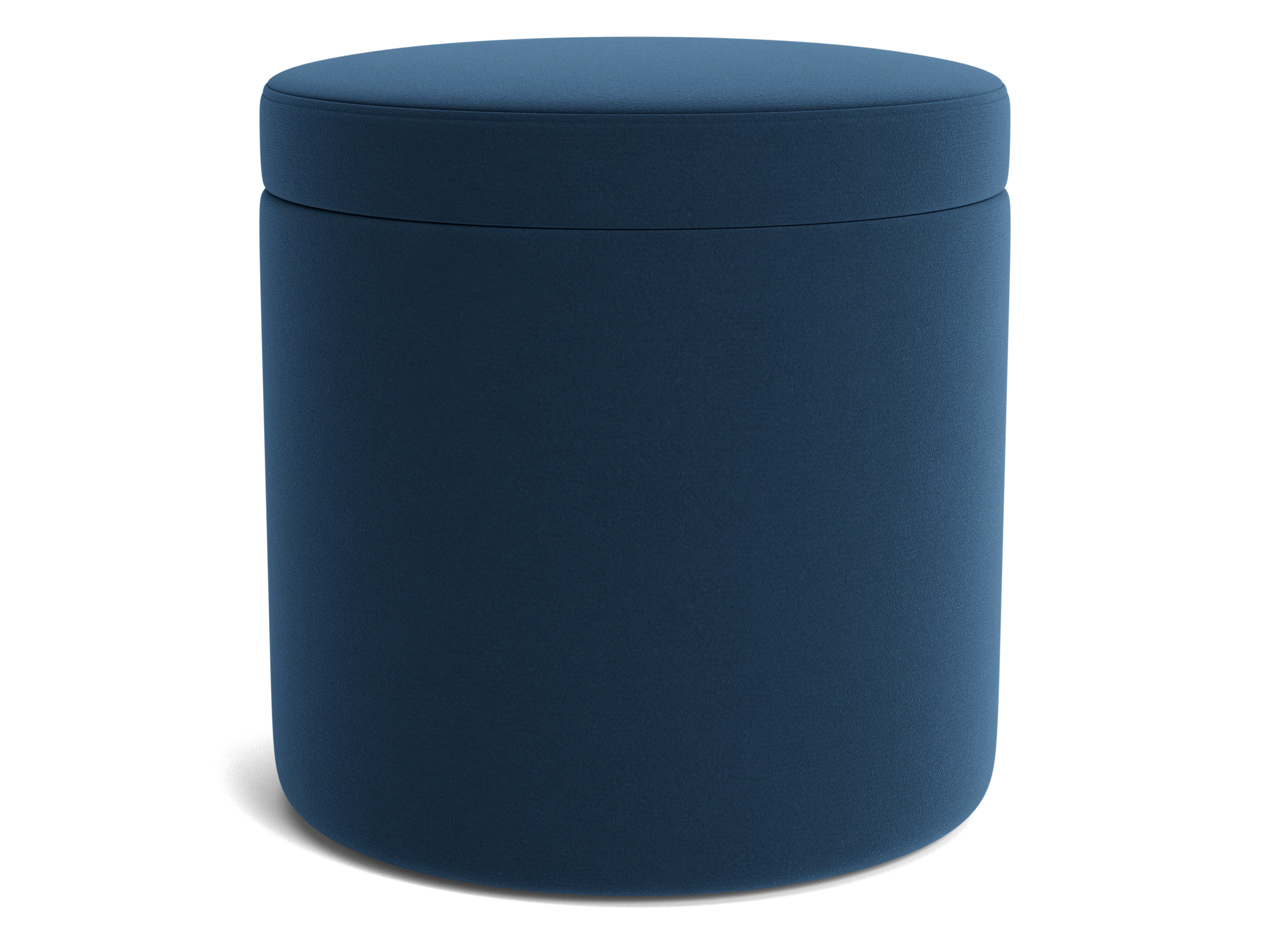 quinn petite storage ottoman royale cobalt