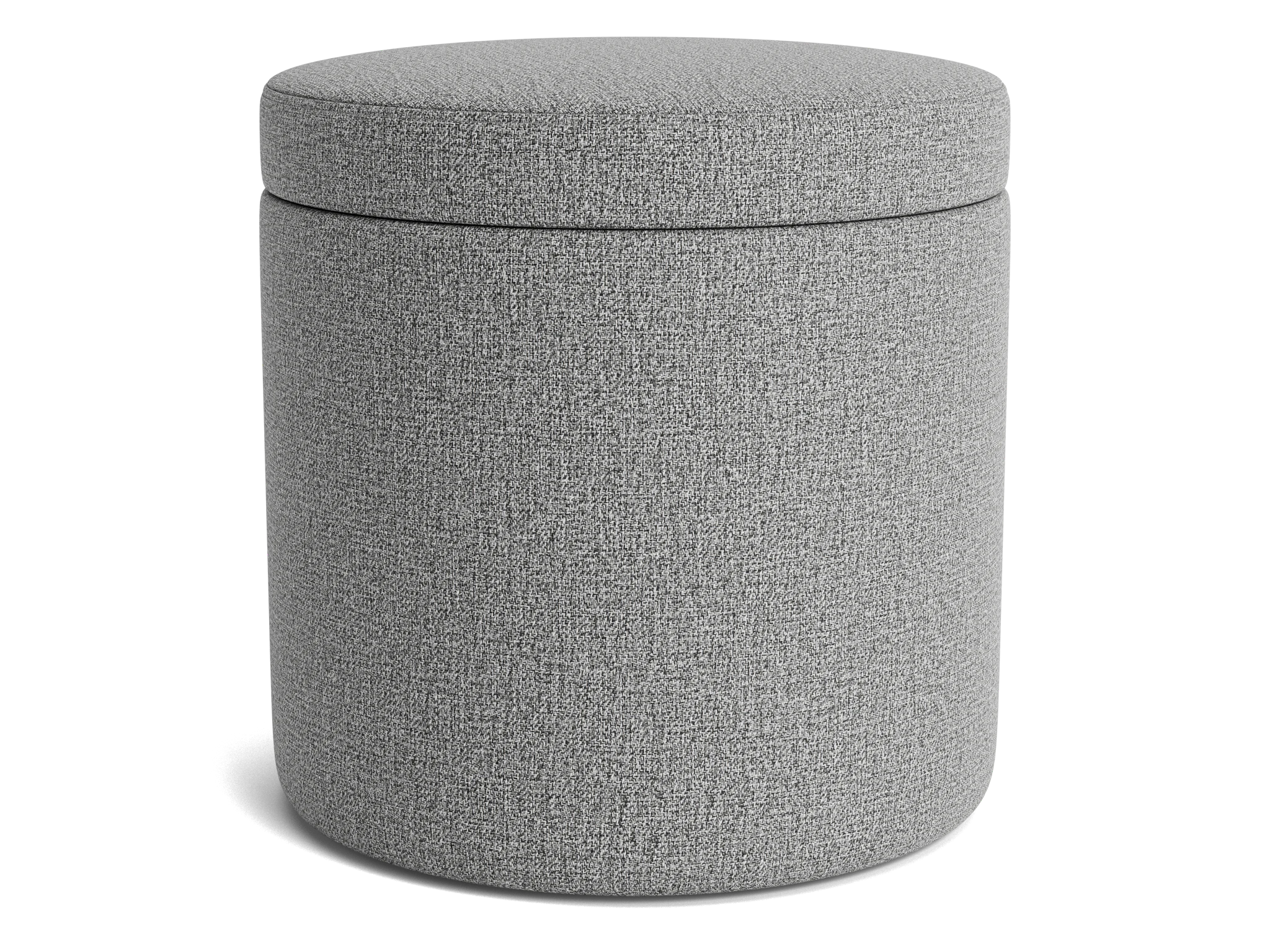 quinn petite storage ottoman taylor felt gray