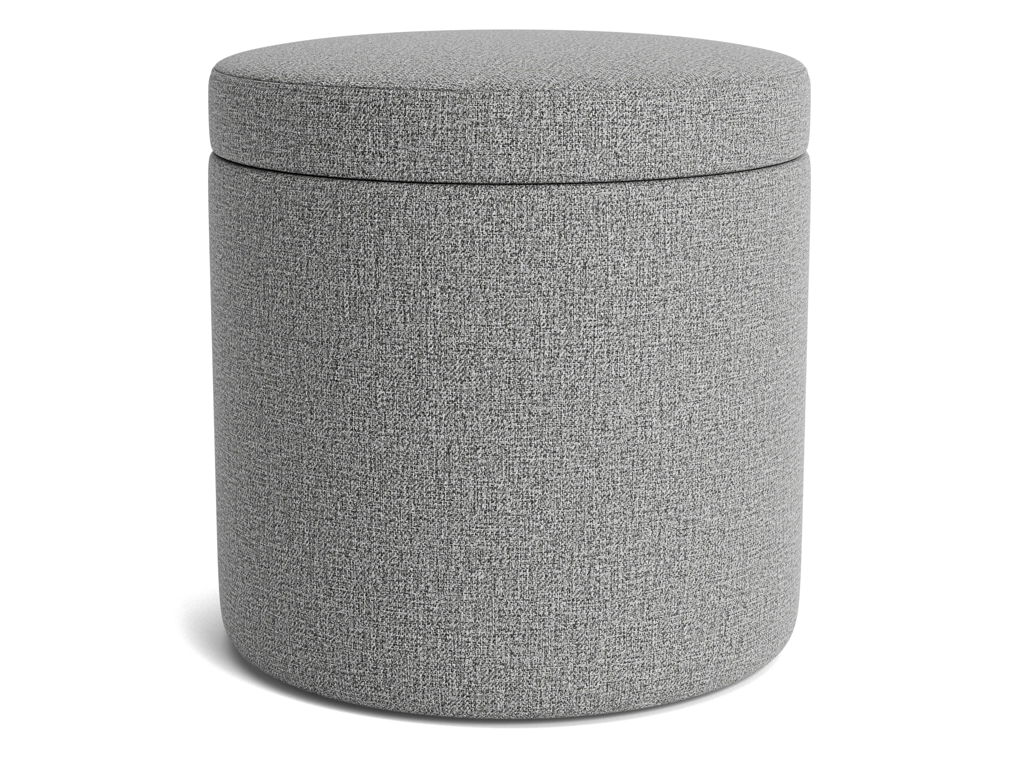 quinn petite storage ottoman taylor felt gray