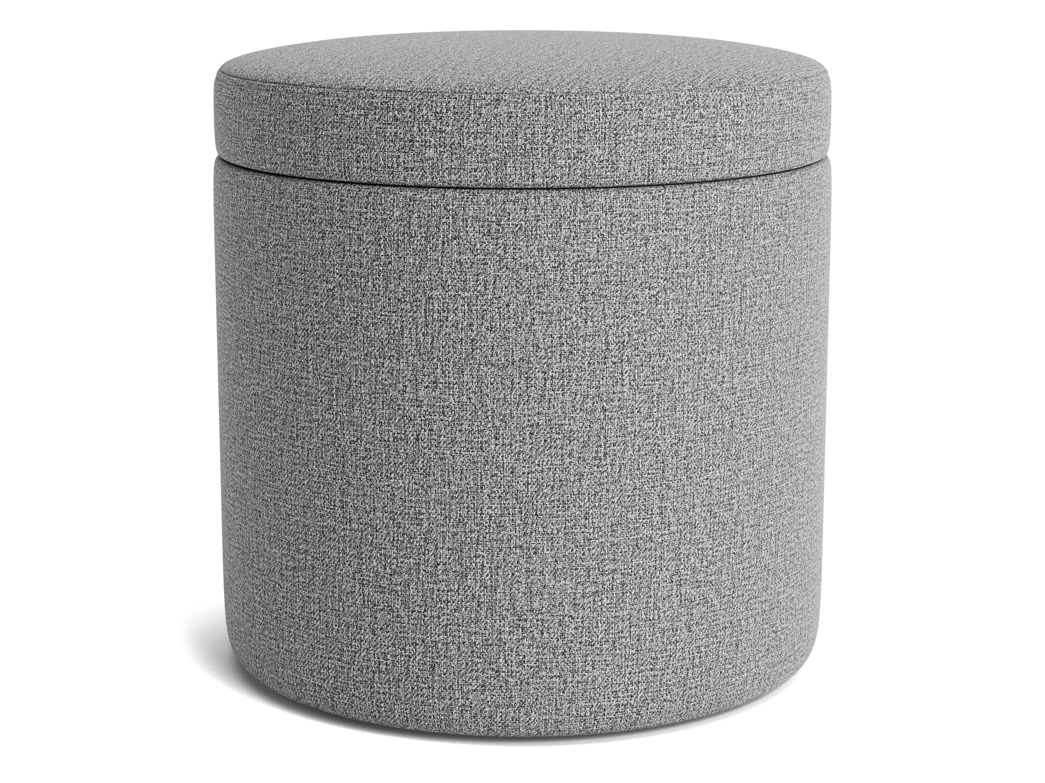 quinn petite storage ottoman taylor felt gray