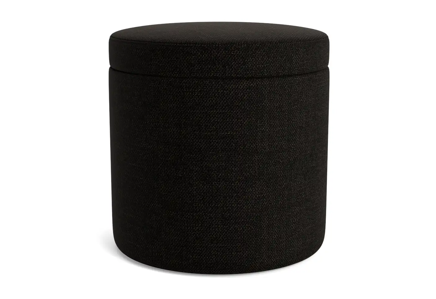 quinn petite storage ottoman milo onyx