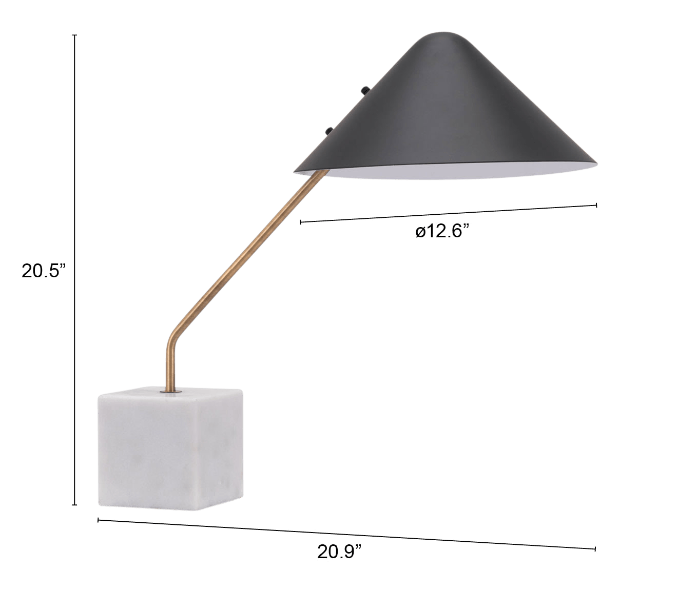 pike %28black%29 table lamp