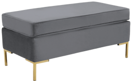 dee bench with storage essence ash