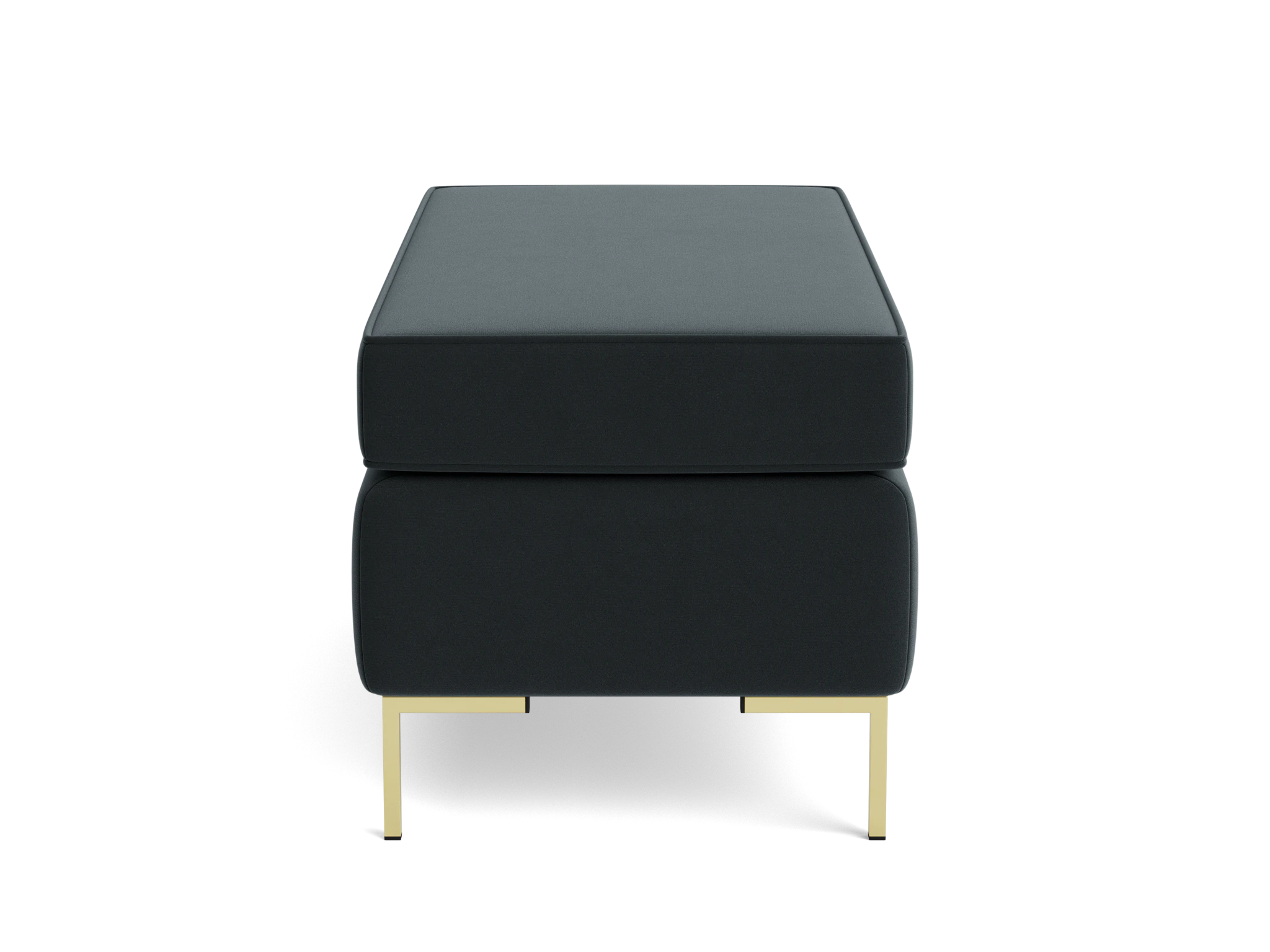 dee bench with storage royale gunmetal