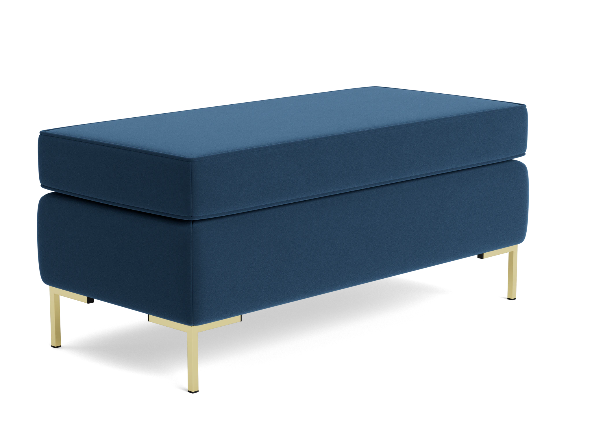 dee bench with storage royale cobalt