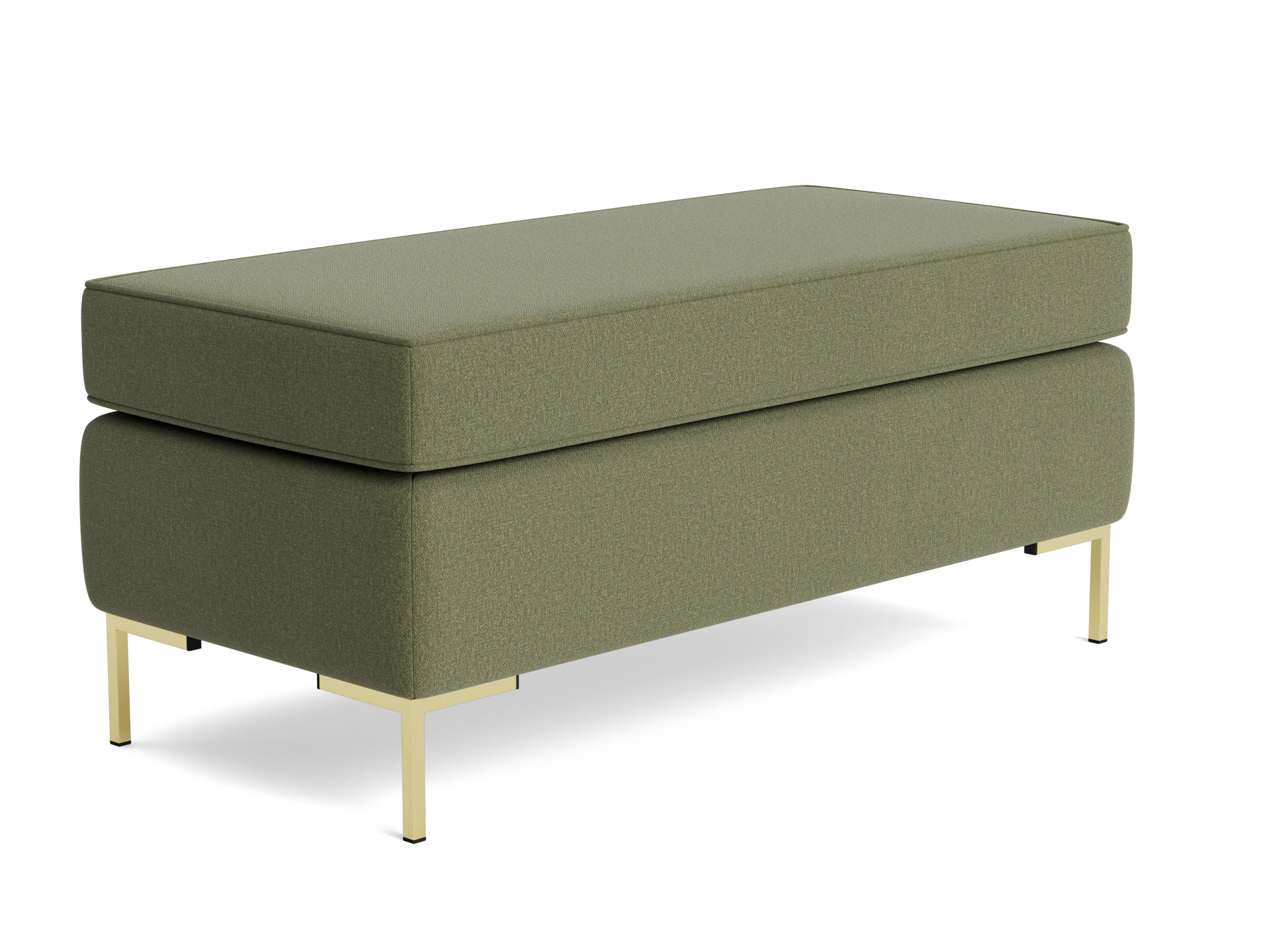 dee bench with storage faithful olive