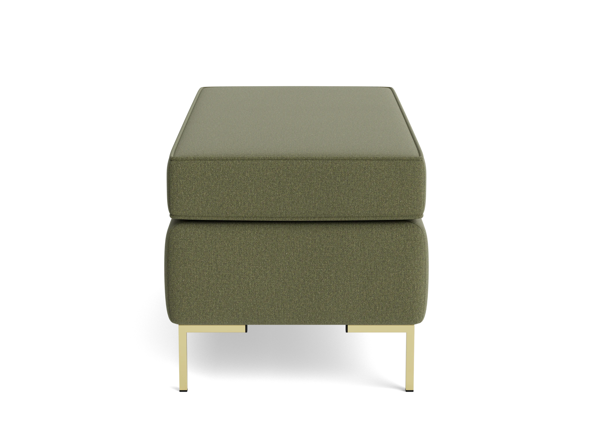 dee bench with storage faithful olive