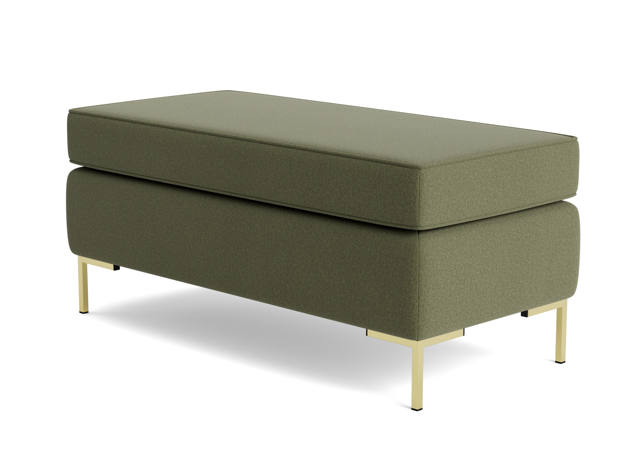 dee bench with storage faithful olive