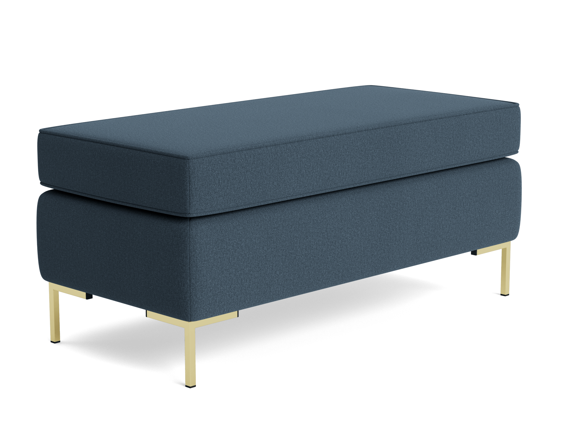 dee bench with storage faithful indigo