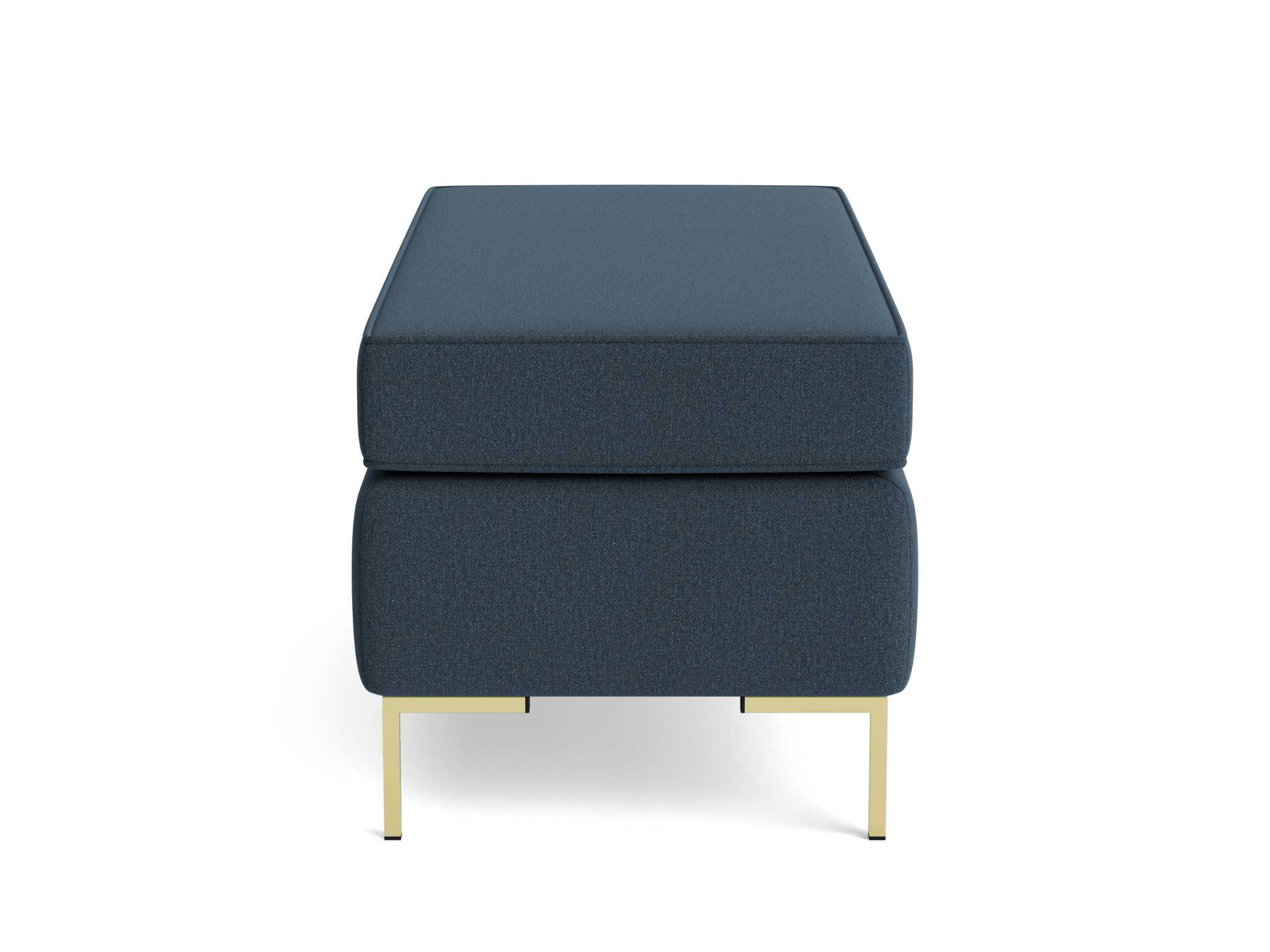 dee bench with storage faithful indigo