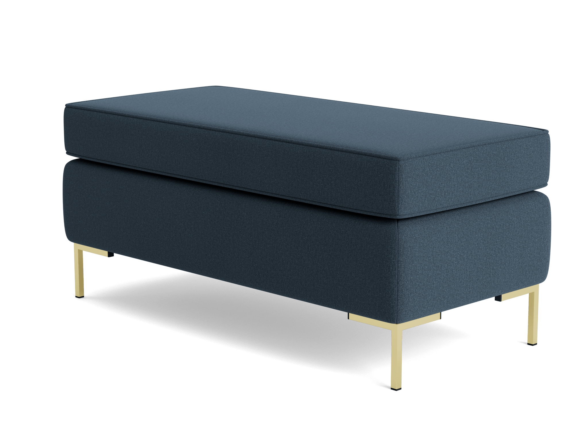 dee bench with storage faithful indigo