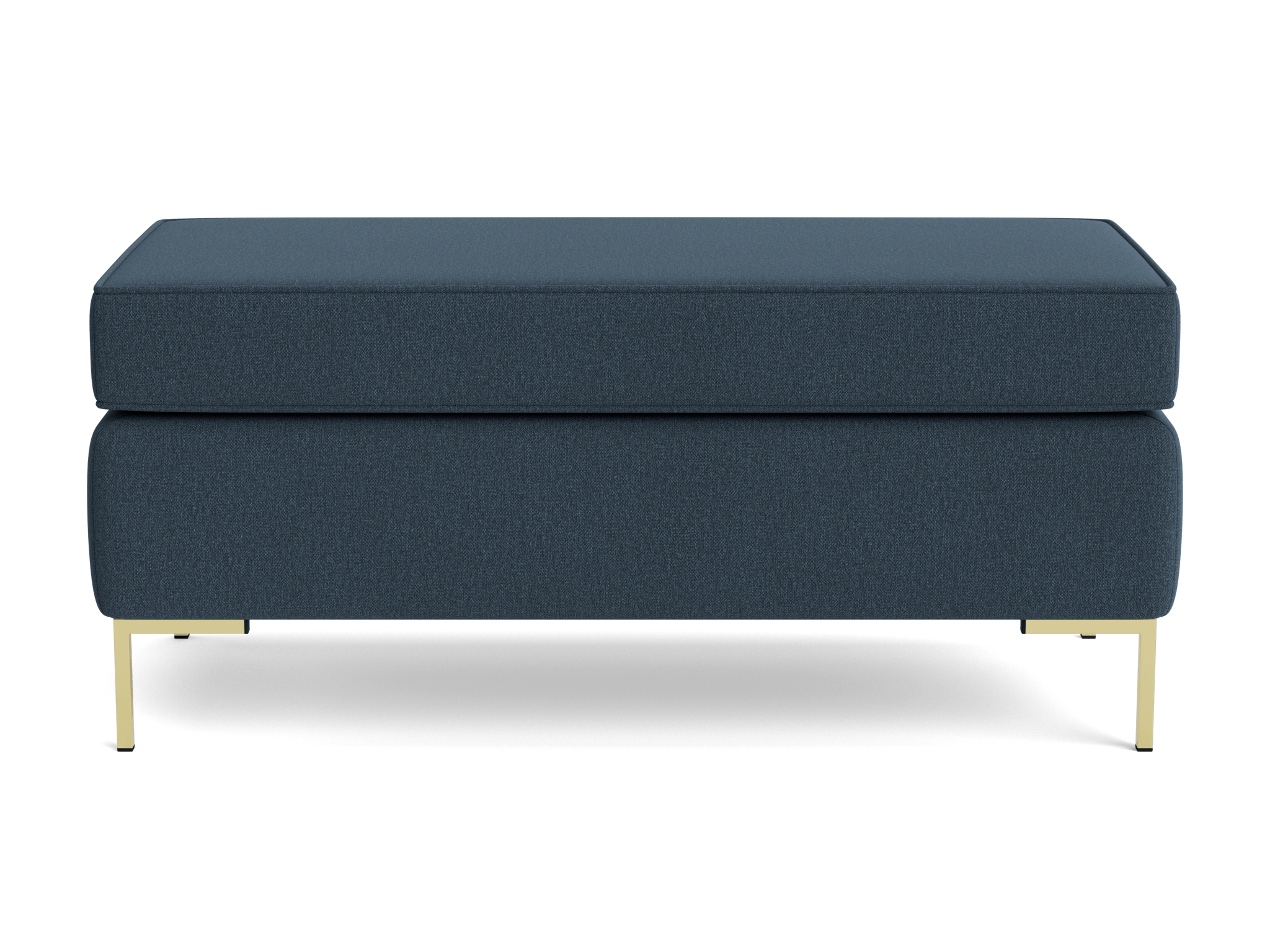 dee bench with storage faithful indigo