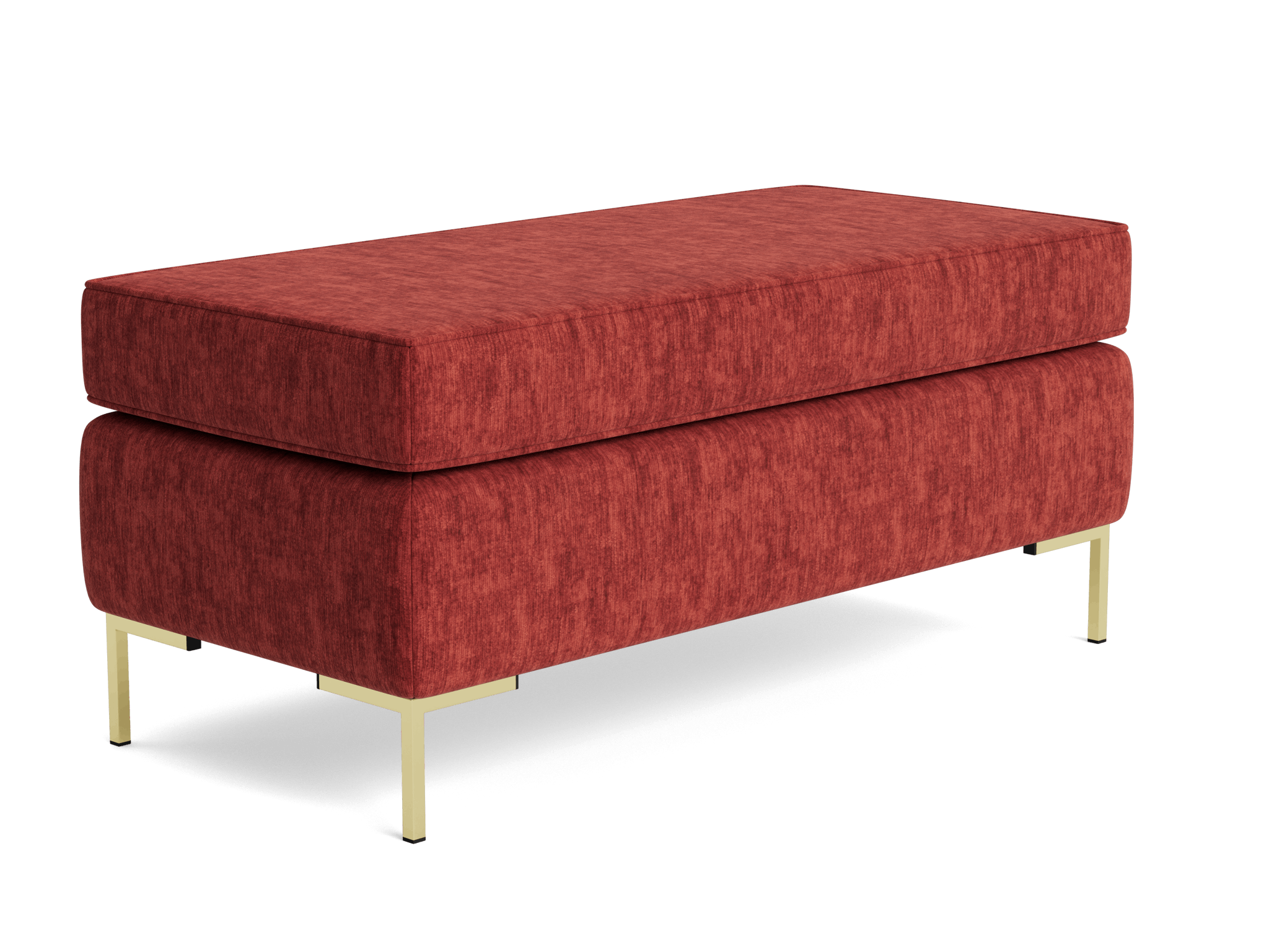 dee bench with storage crave berry hibiscus