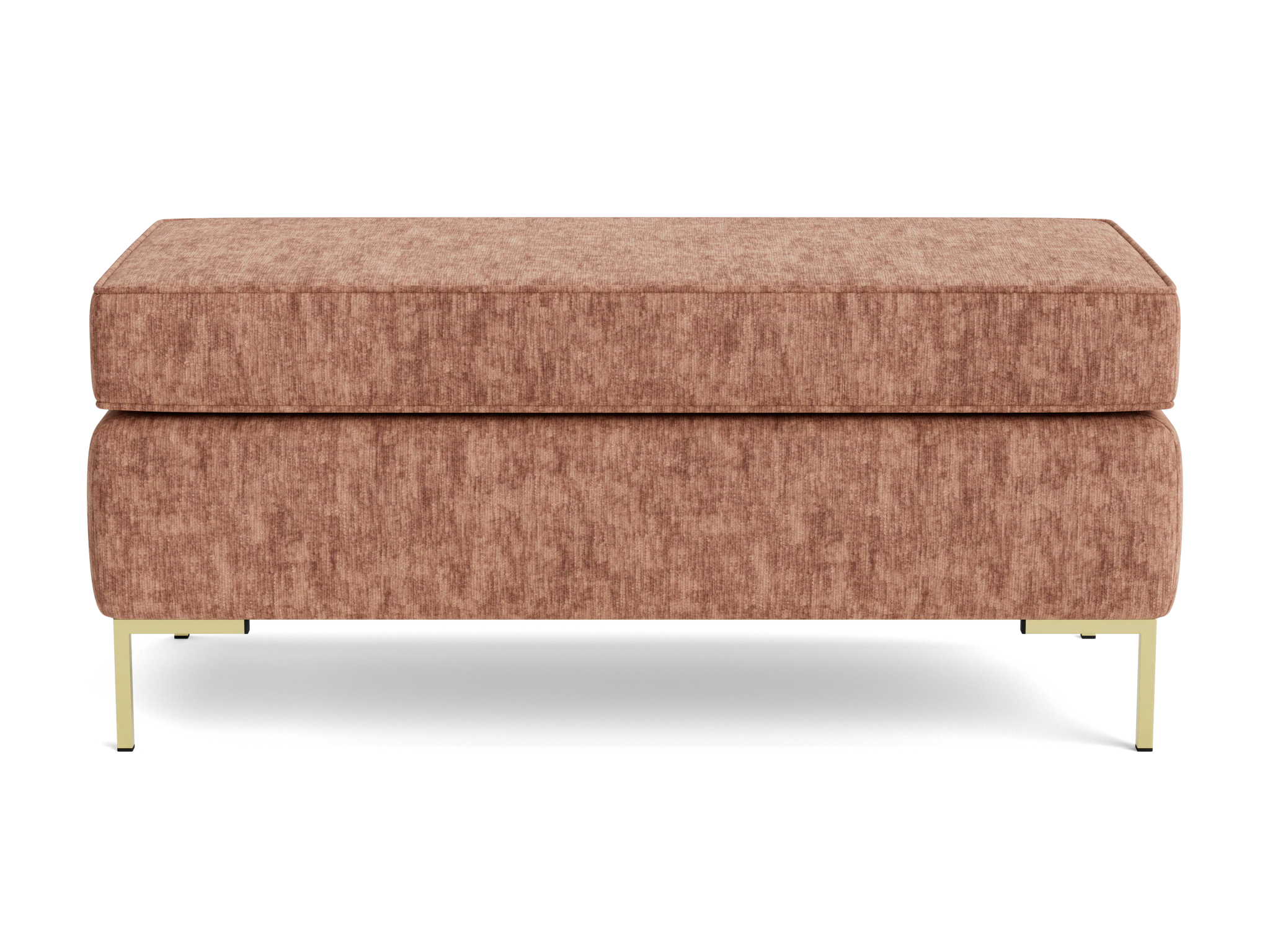 dee bench with storage crave pantone mocha mousse