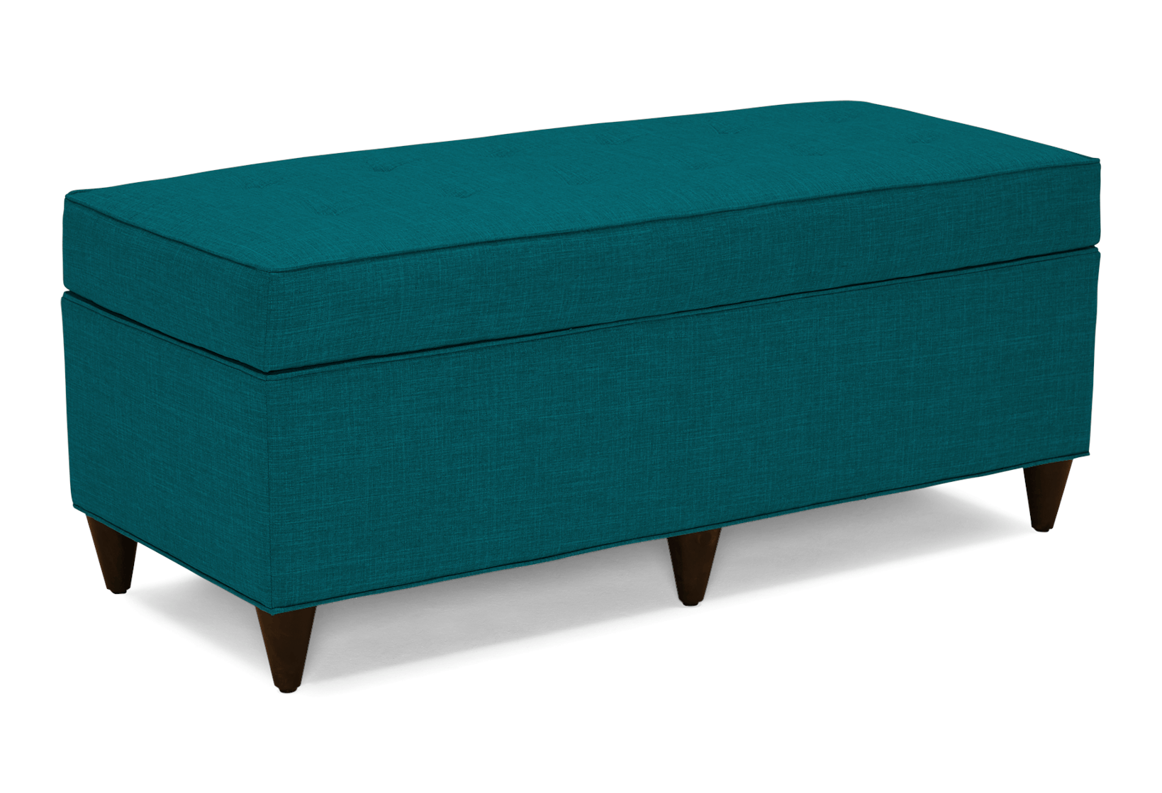 cammy bench with storage lucky turquoise