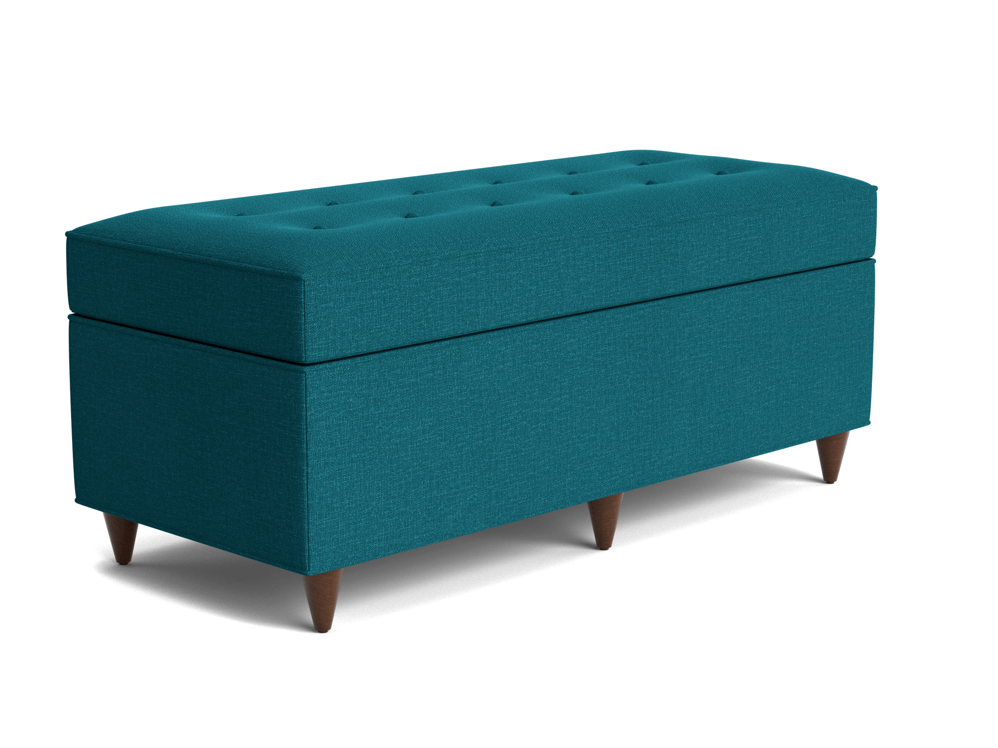 cammy bench with storage key largo zenith teal