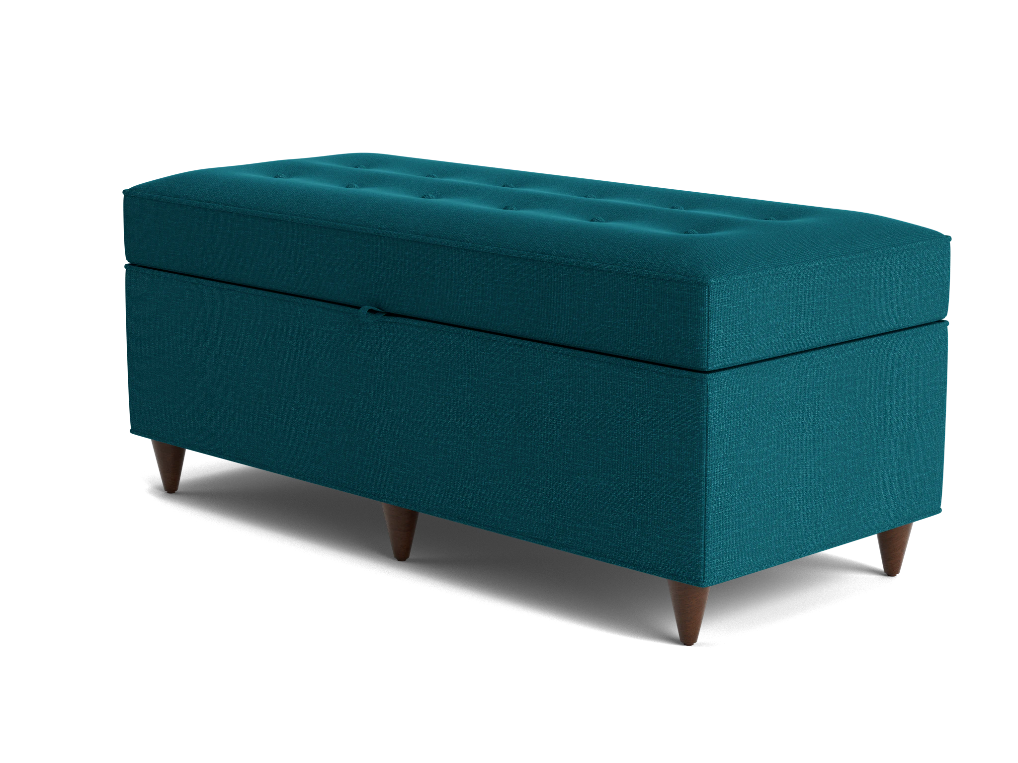 cammy bench with storage key largo zenith teal
