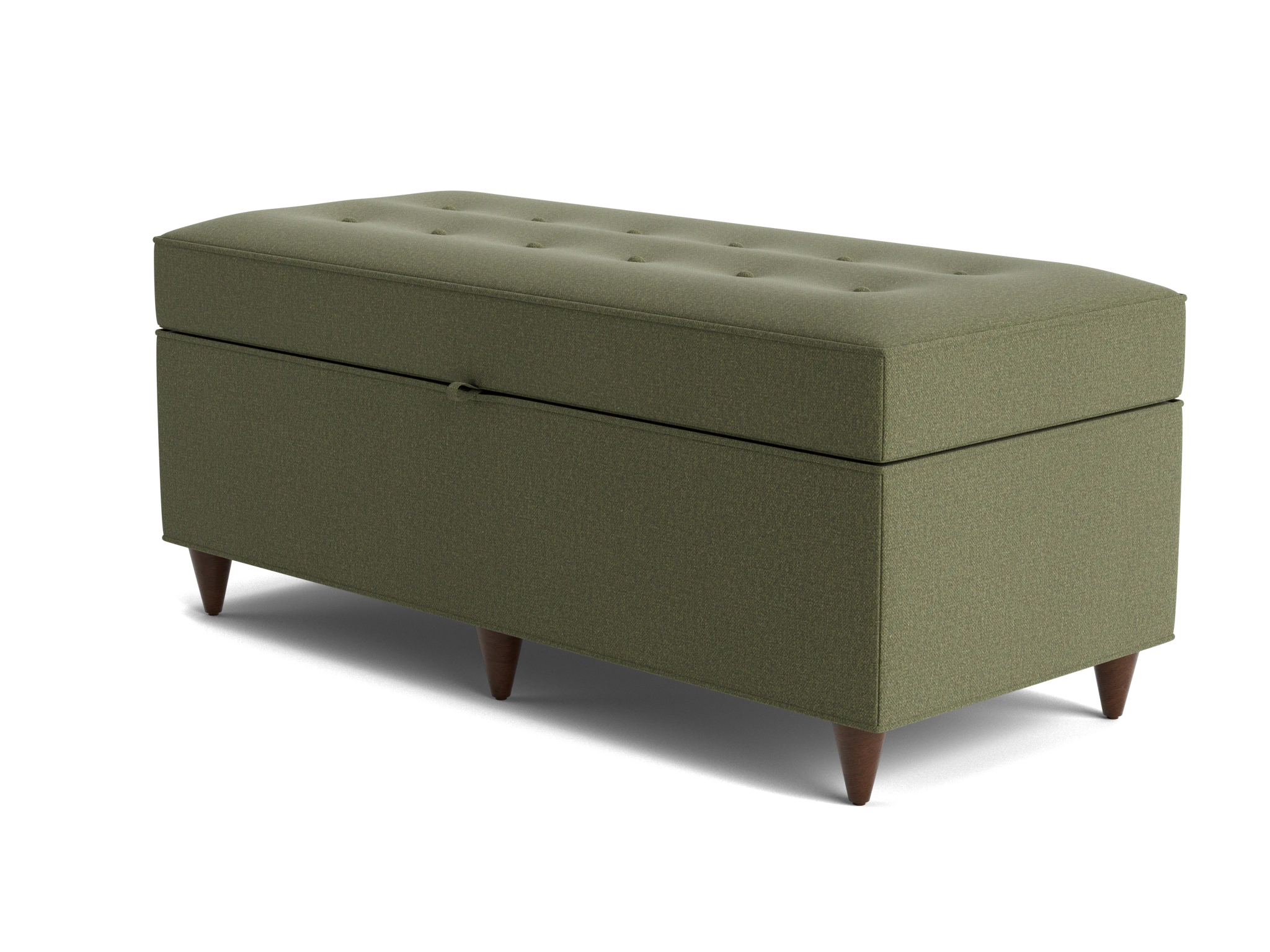 cammy bench with storage faithful olive