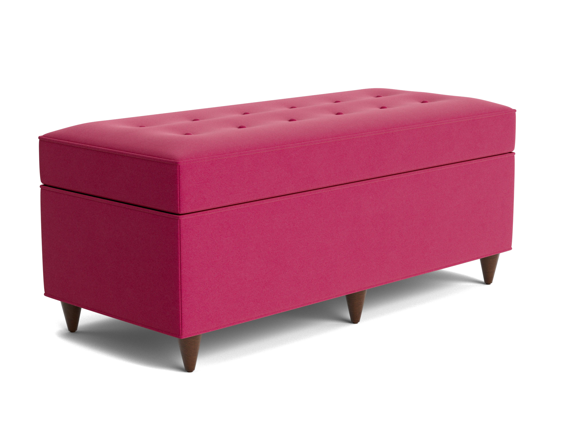cammy bench with storage royale berry