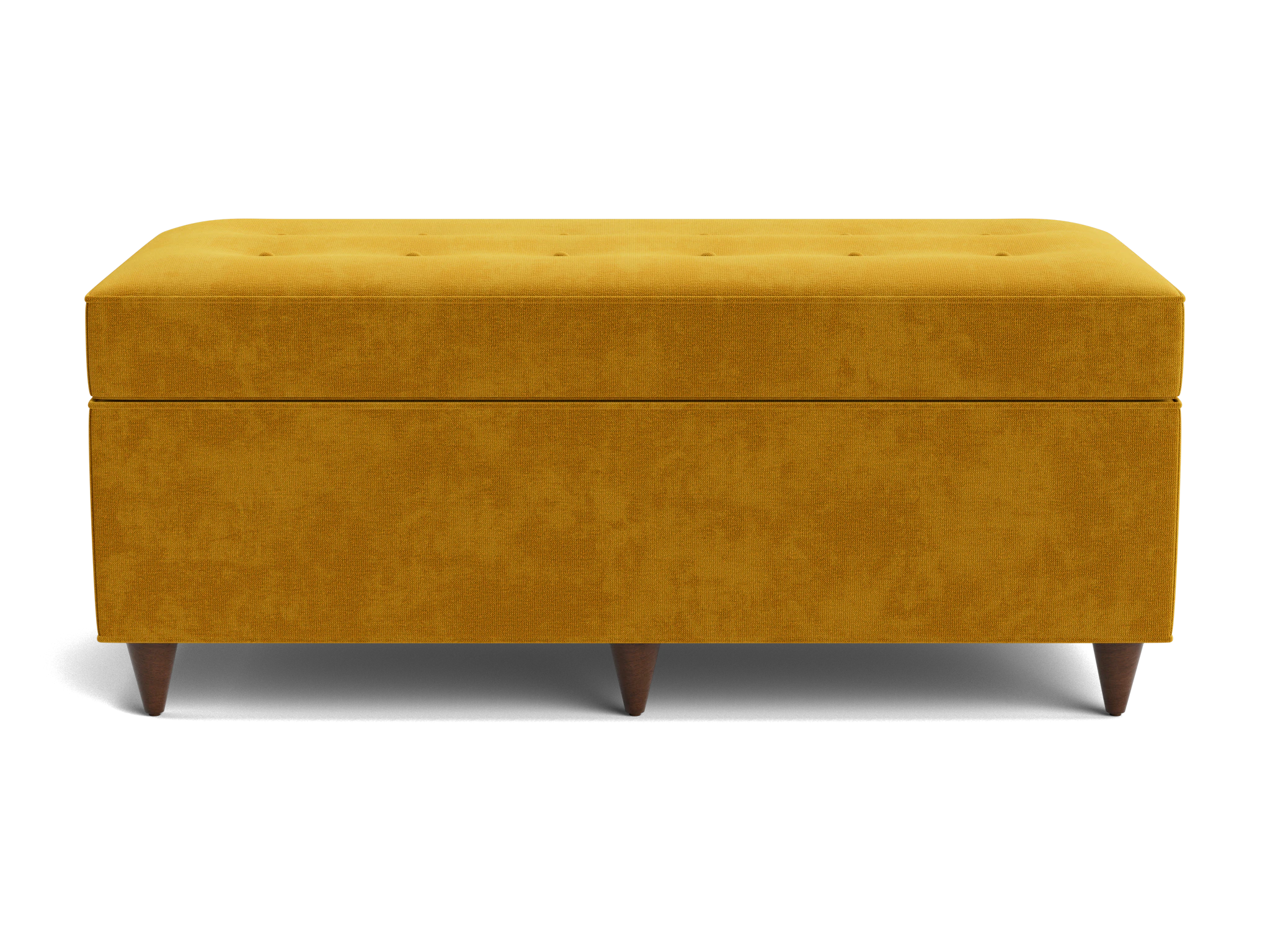 cammy bench with storage harper amber gold