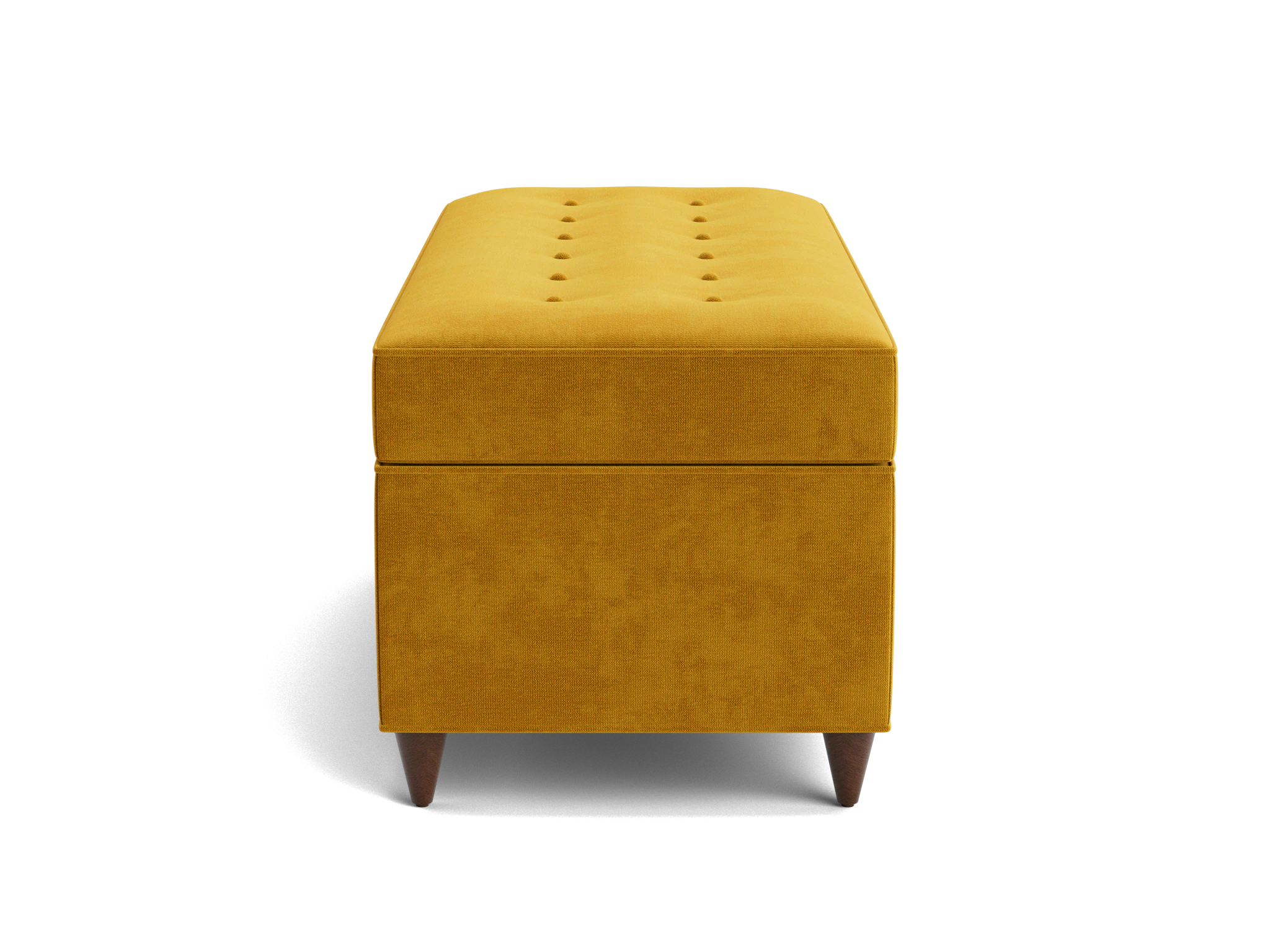 cammy bench with storage harper amber gold