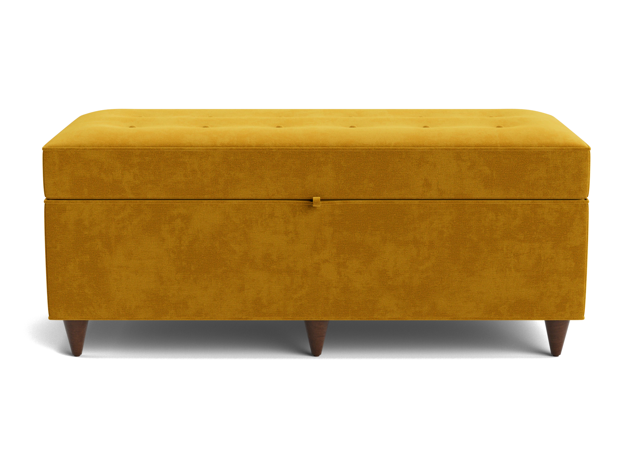 cammy bench with storage harper amber gold