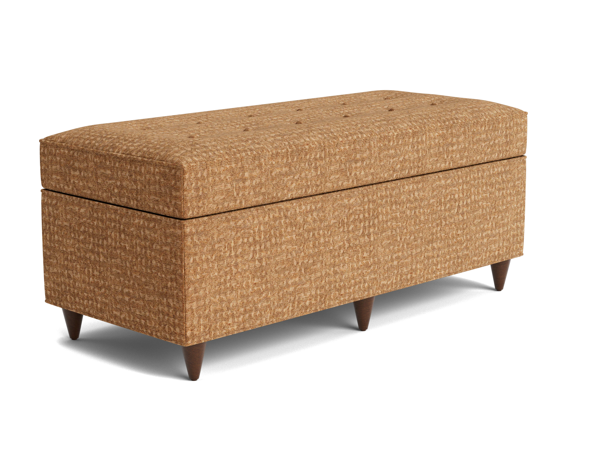 cammy bench with storage soul pantone glazed ginger