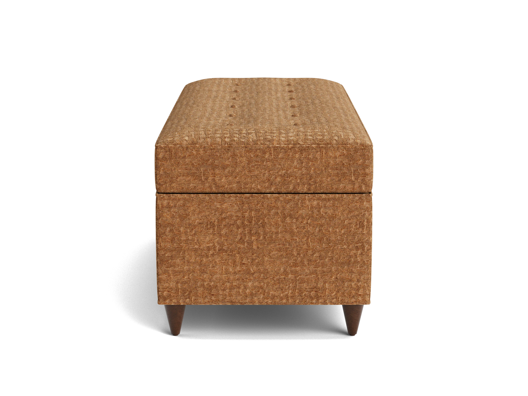cammy bench with storage soul pantone glazed ginger