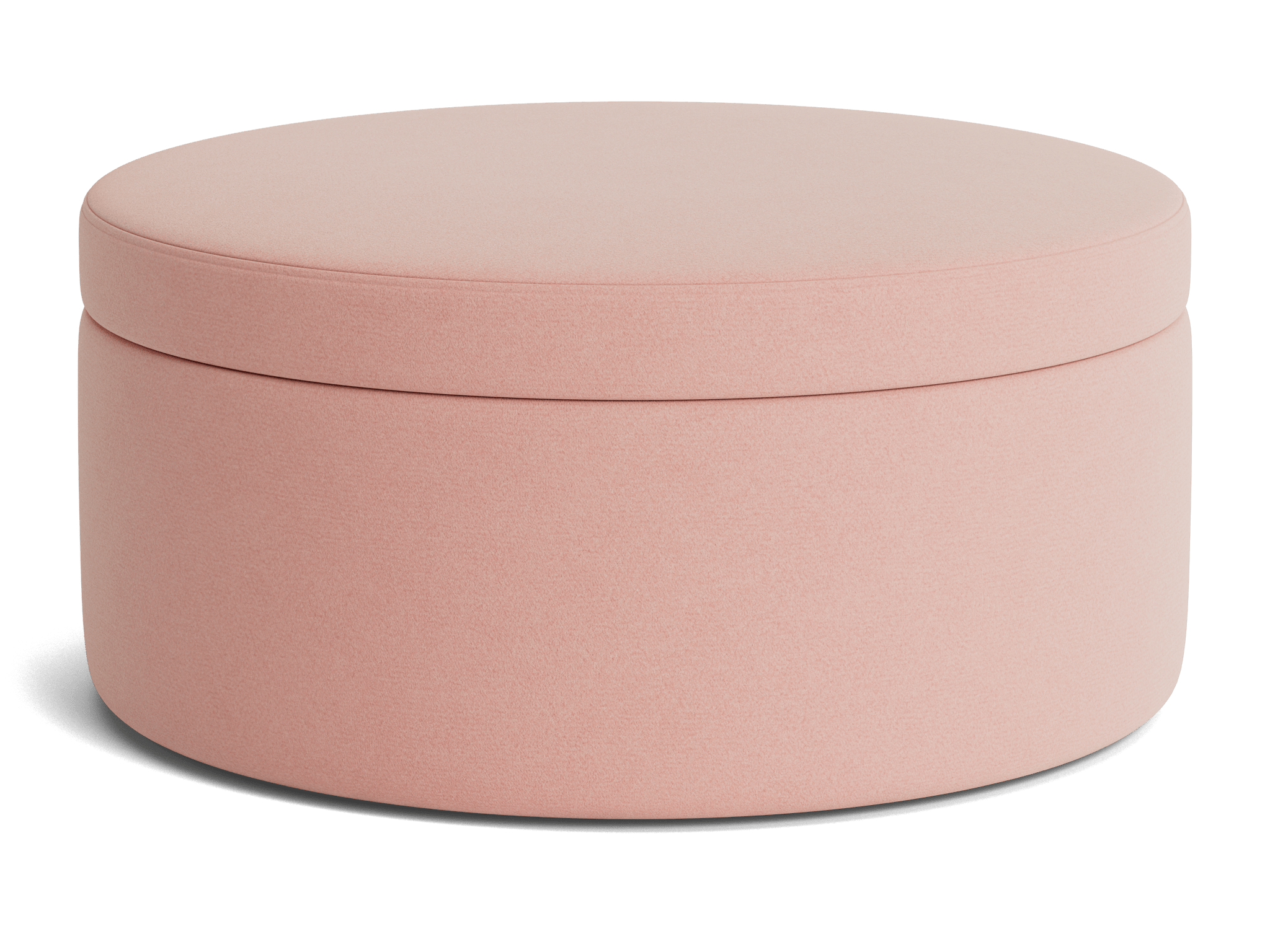 quinn large storage ottoman royale blush