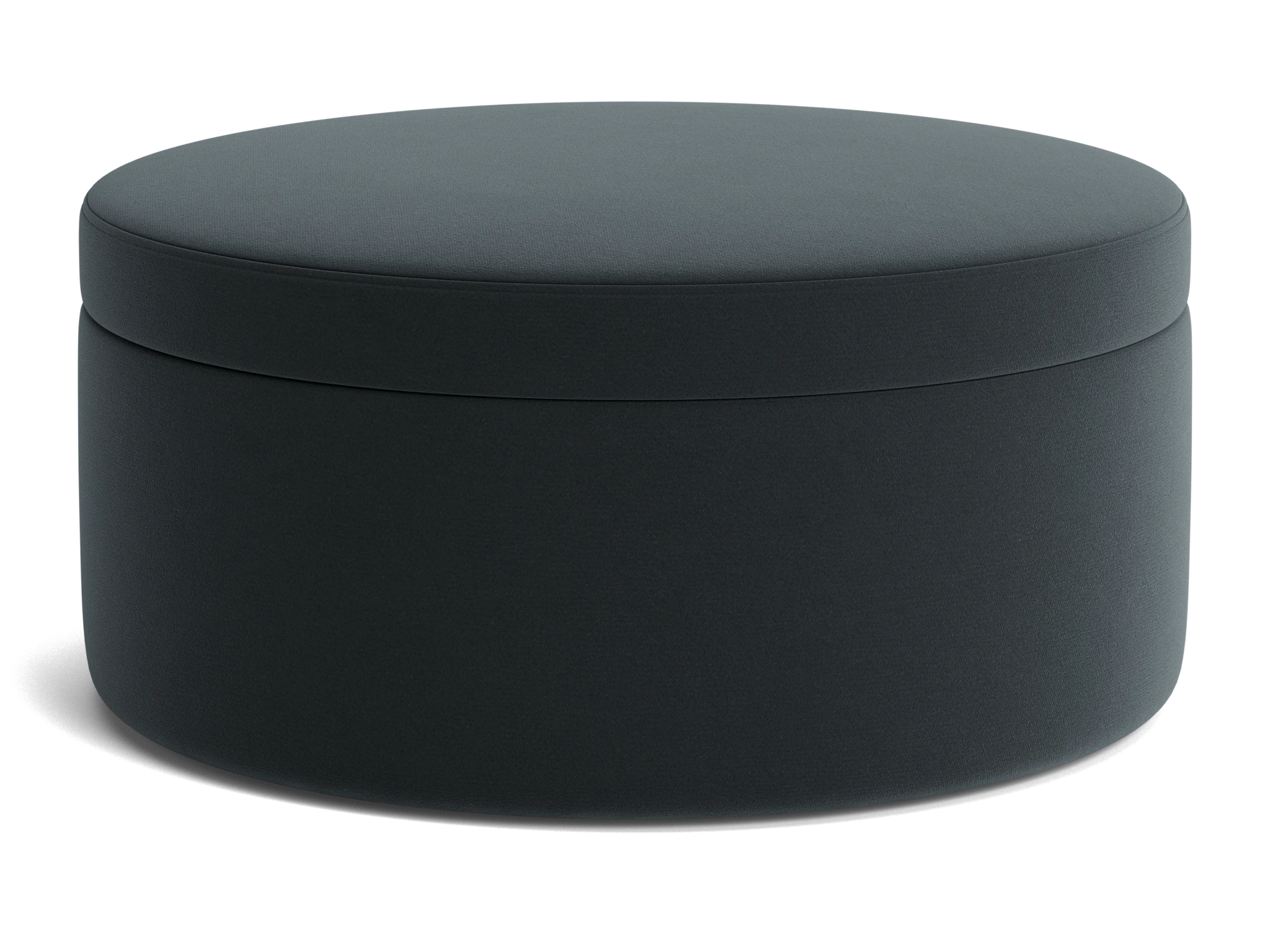 quinn large storage ottoman royale gunmetal