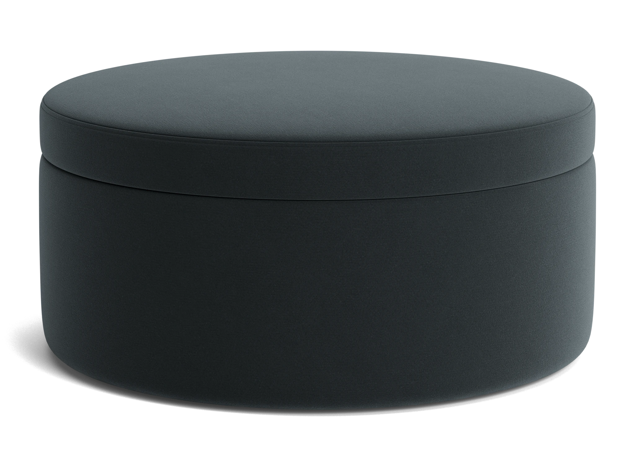 quinn large storage ottoman royale gunmetal
